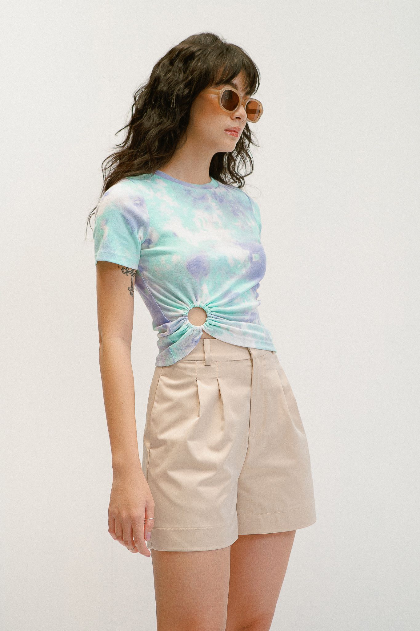 Tie - dye T-shirt With Ring