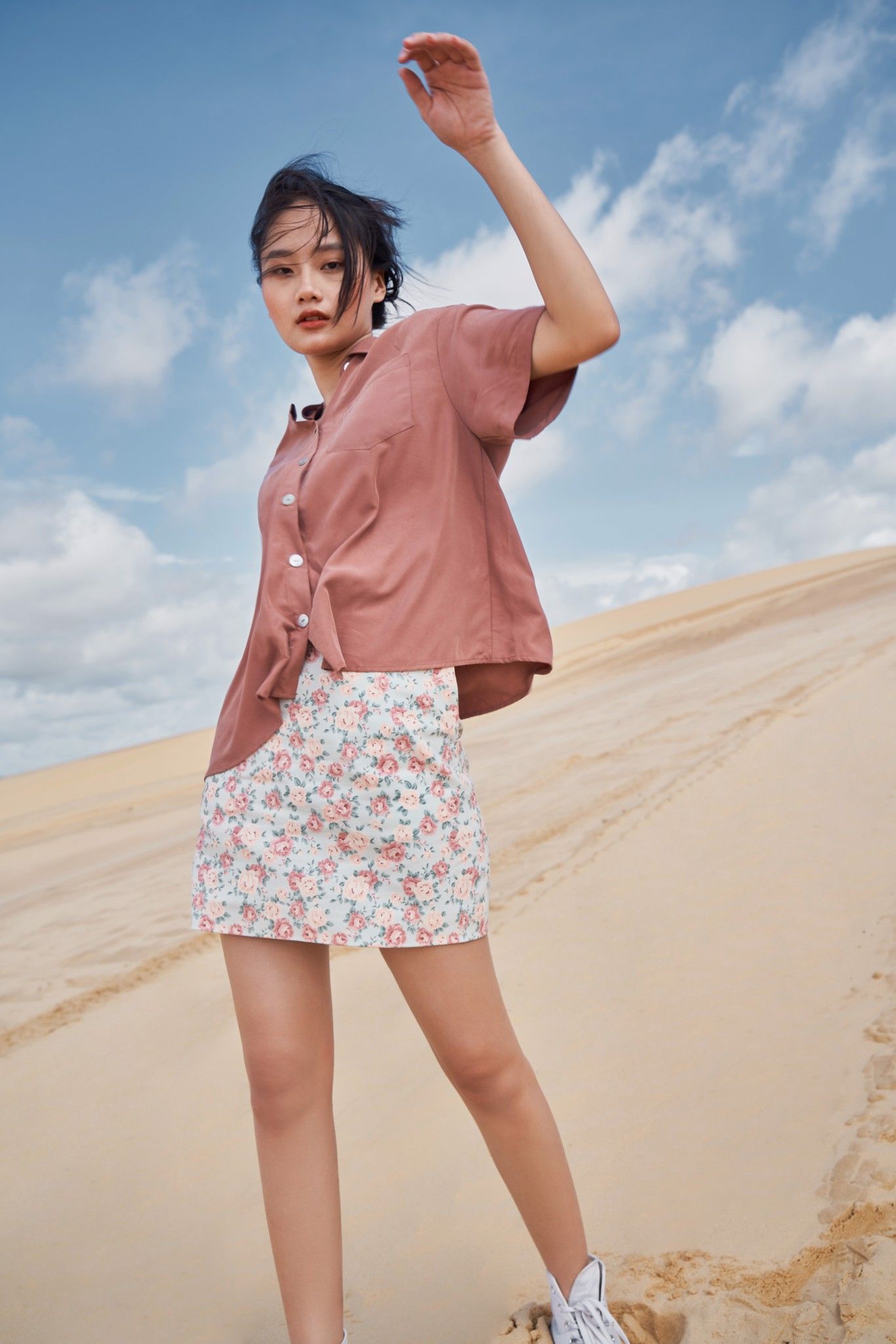Brown Short Sleeve Shirt