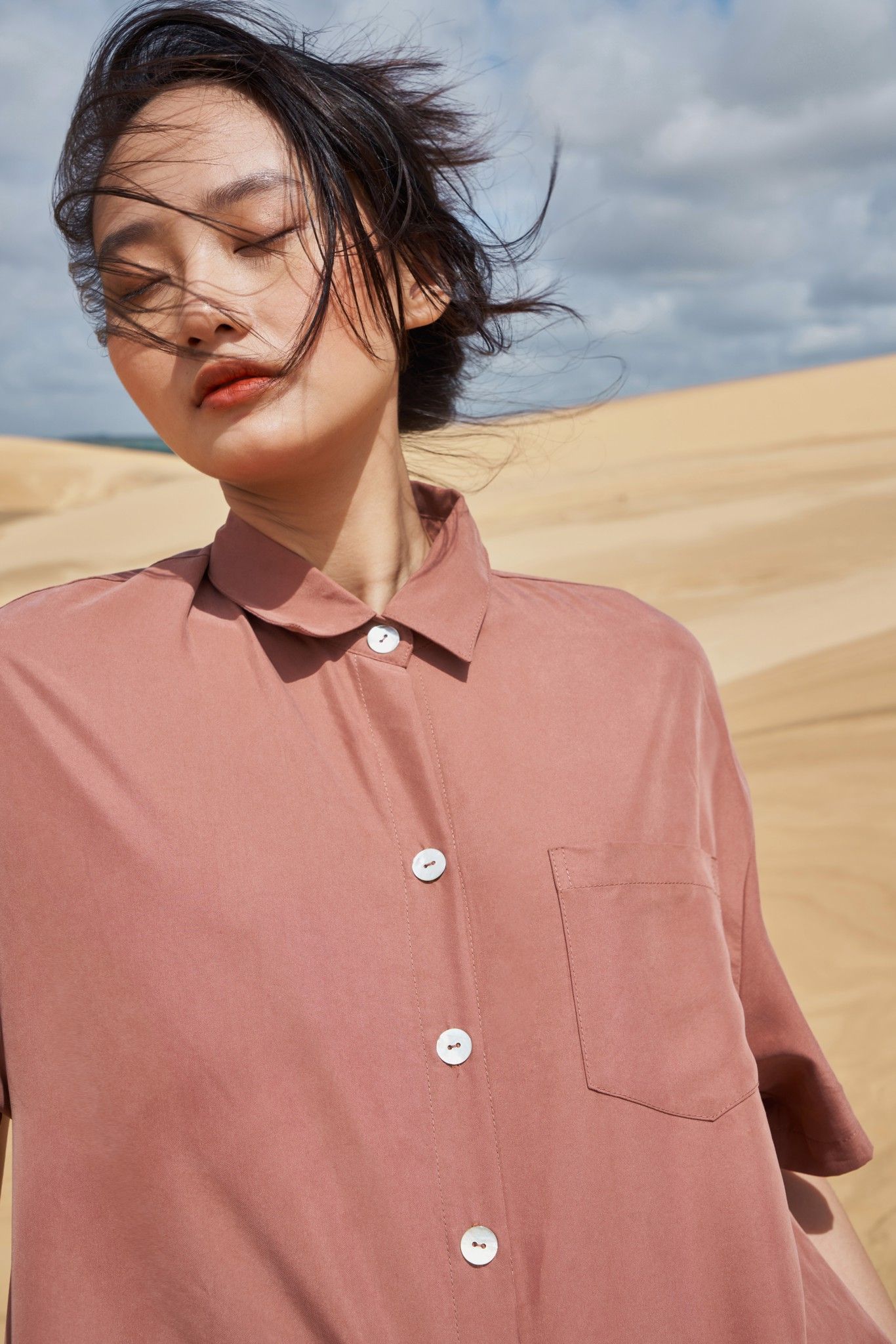 Brown Short Sleeve Shirt