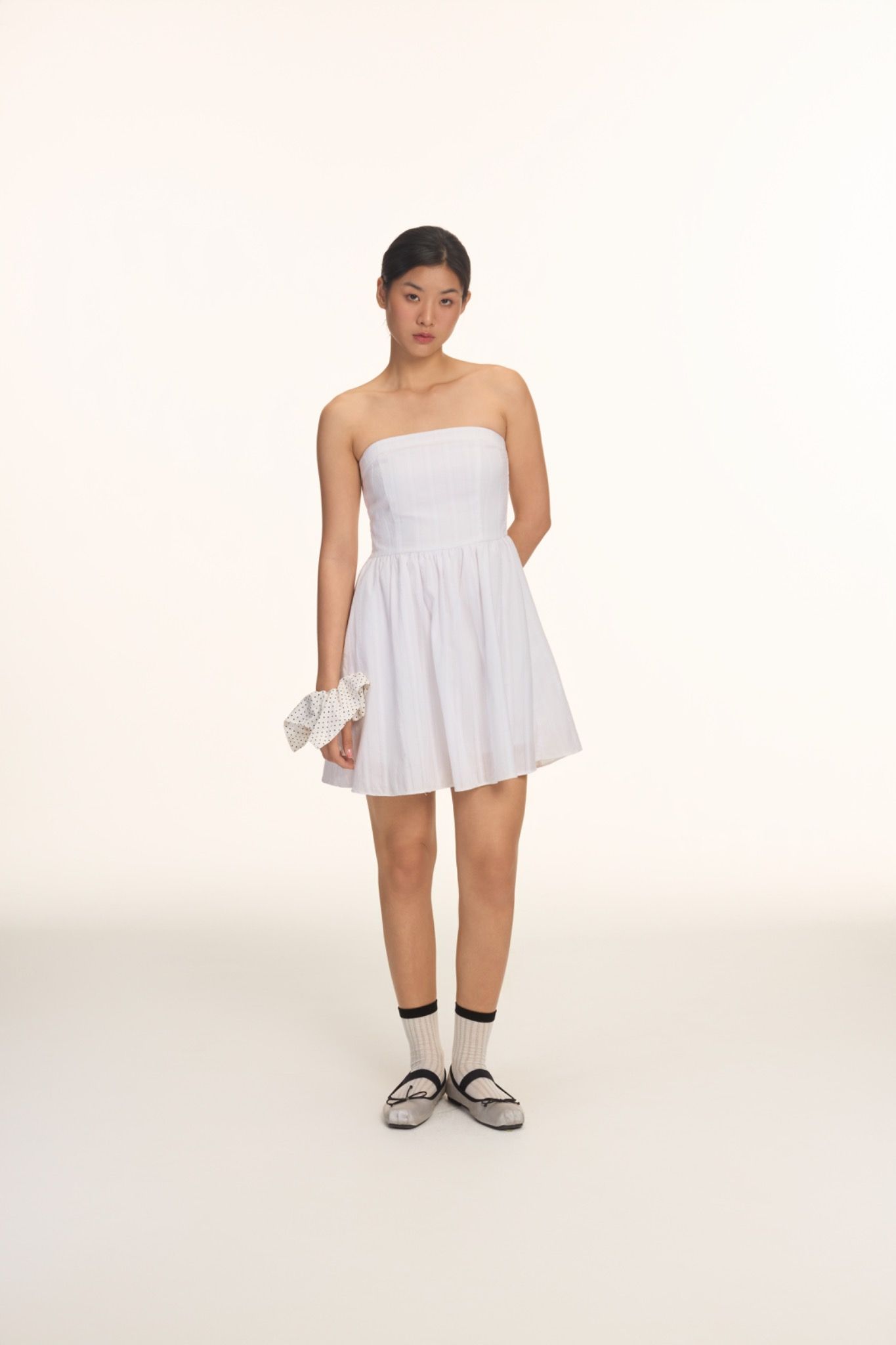 White Tube Mini Dress