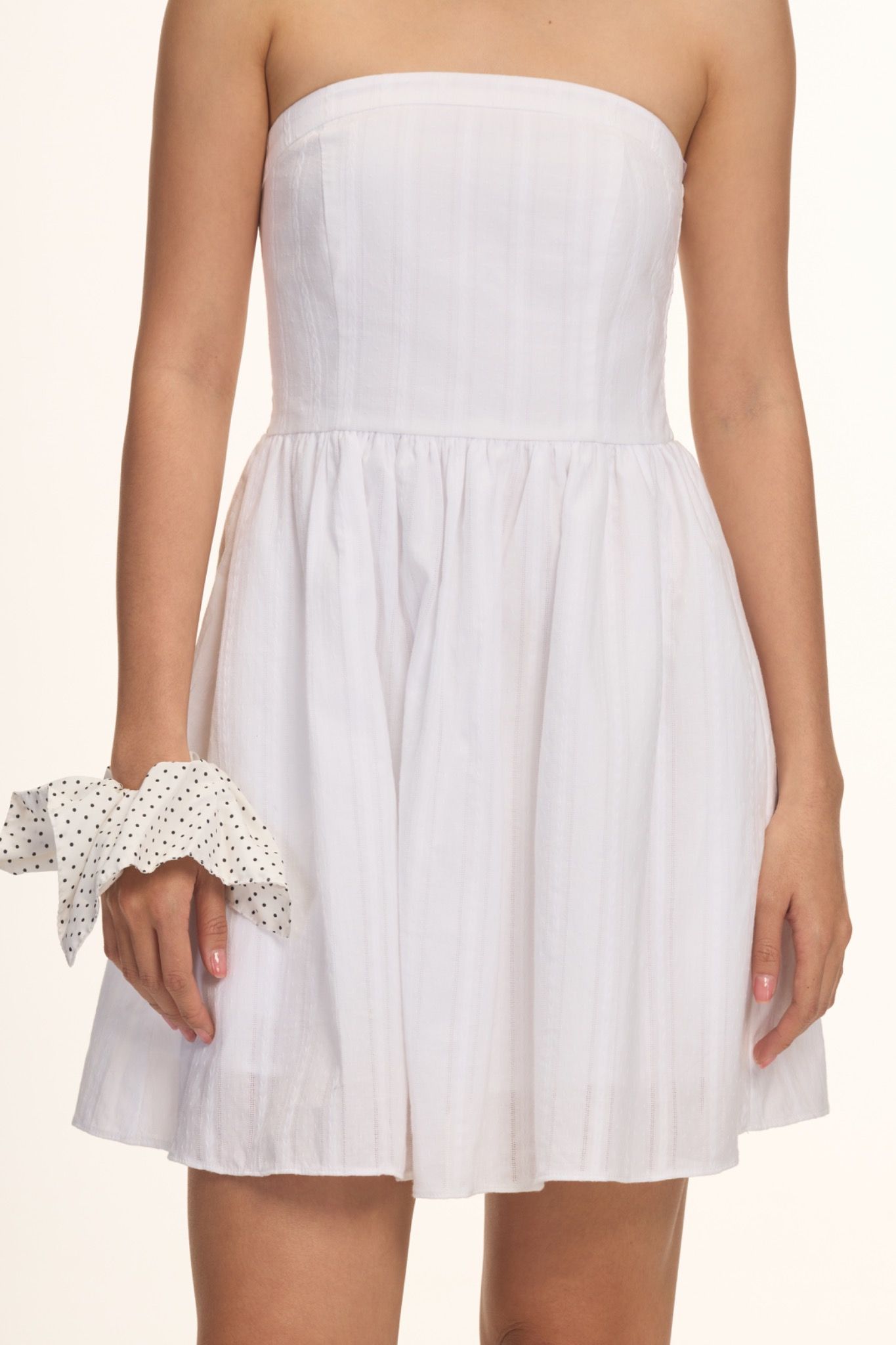 White Tube Mini Dress