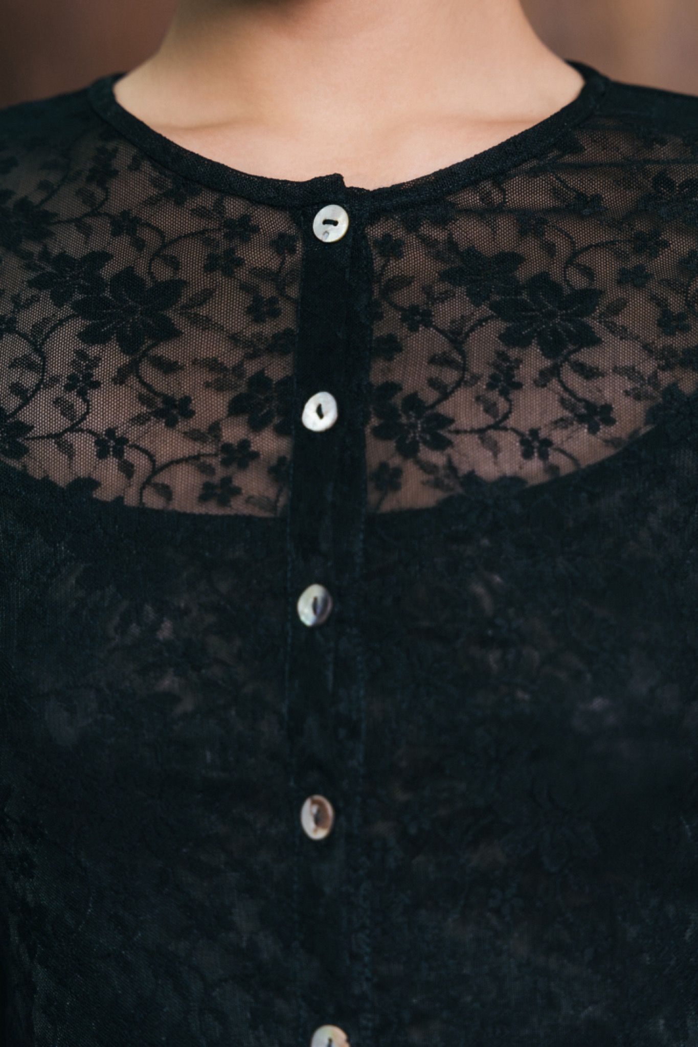Black Lace Cardigan