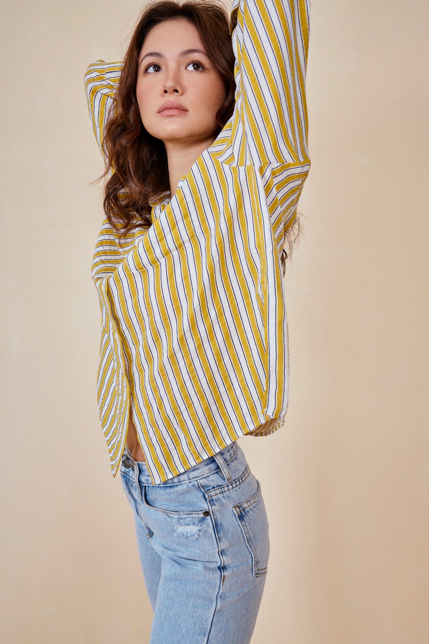 Yellow Striped Shirt