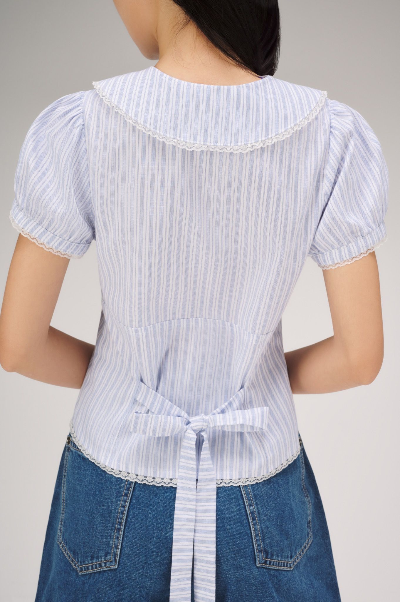 Striped Short Sleeve Top