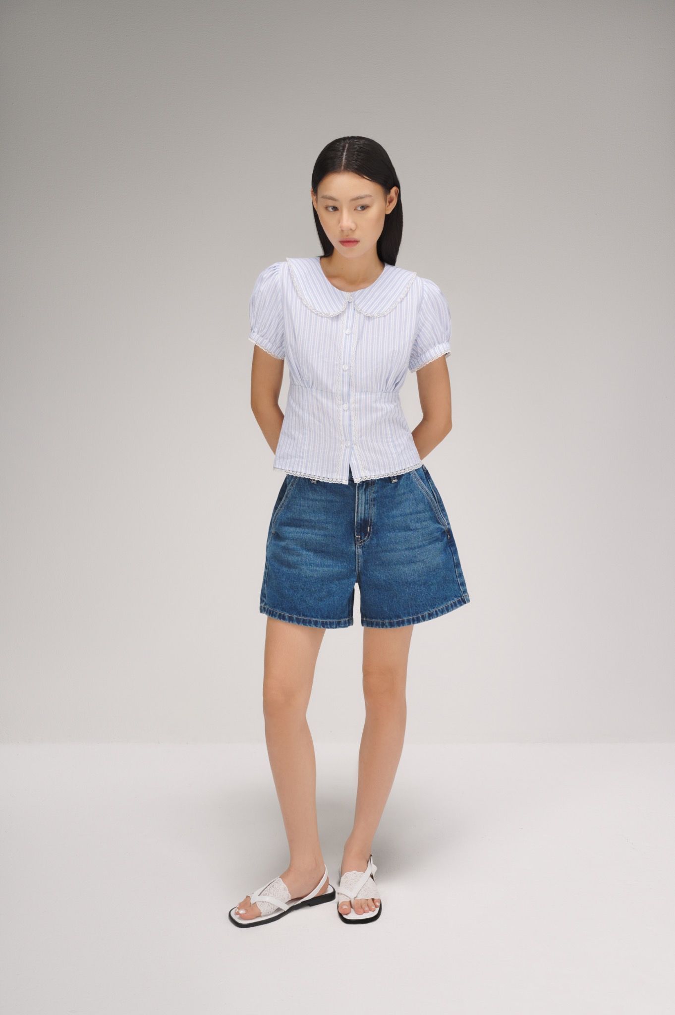 Striped Short Sleeve Top