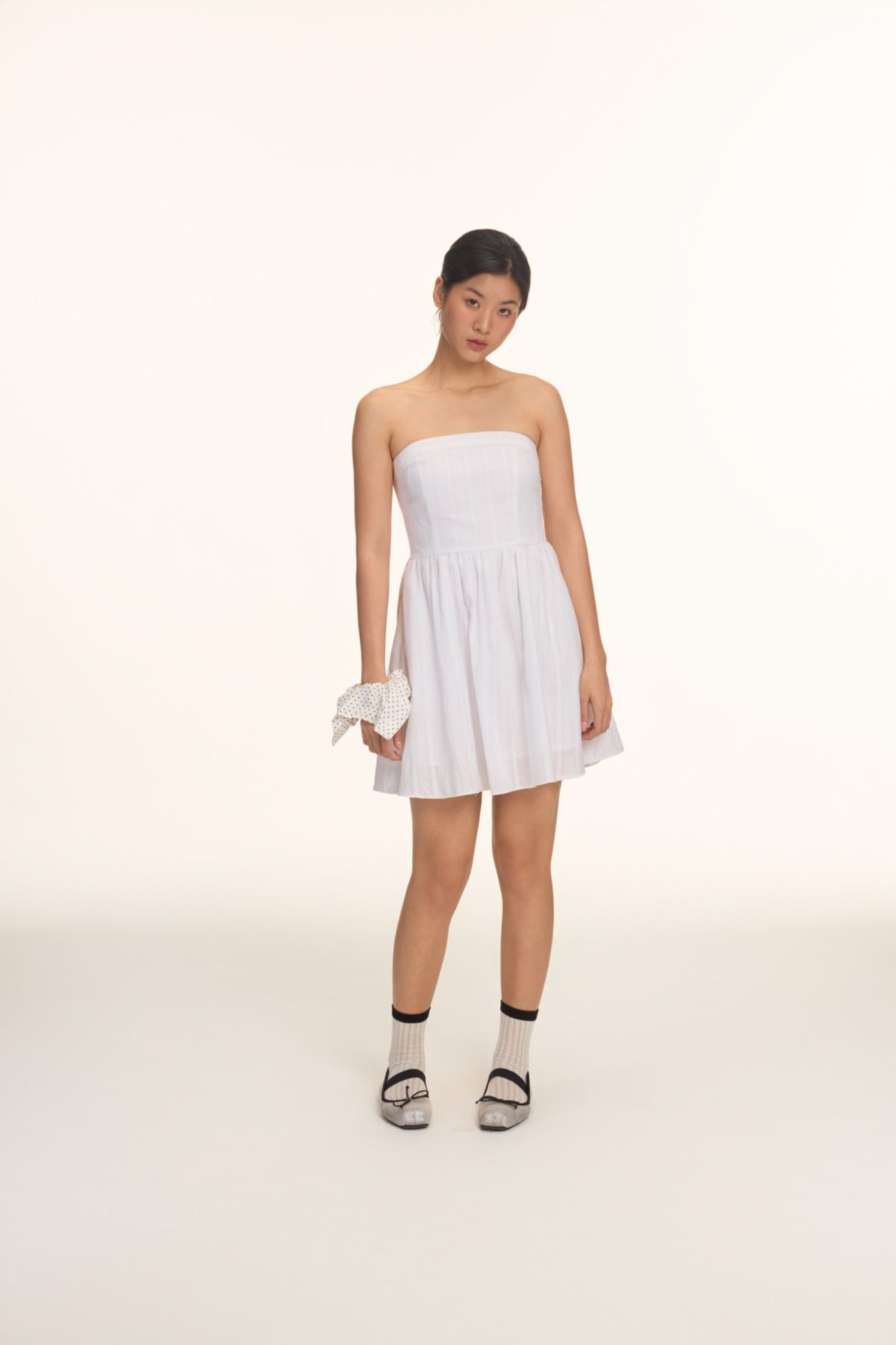 White Tube Mini Dress