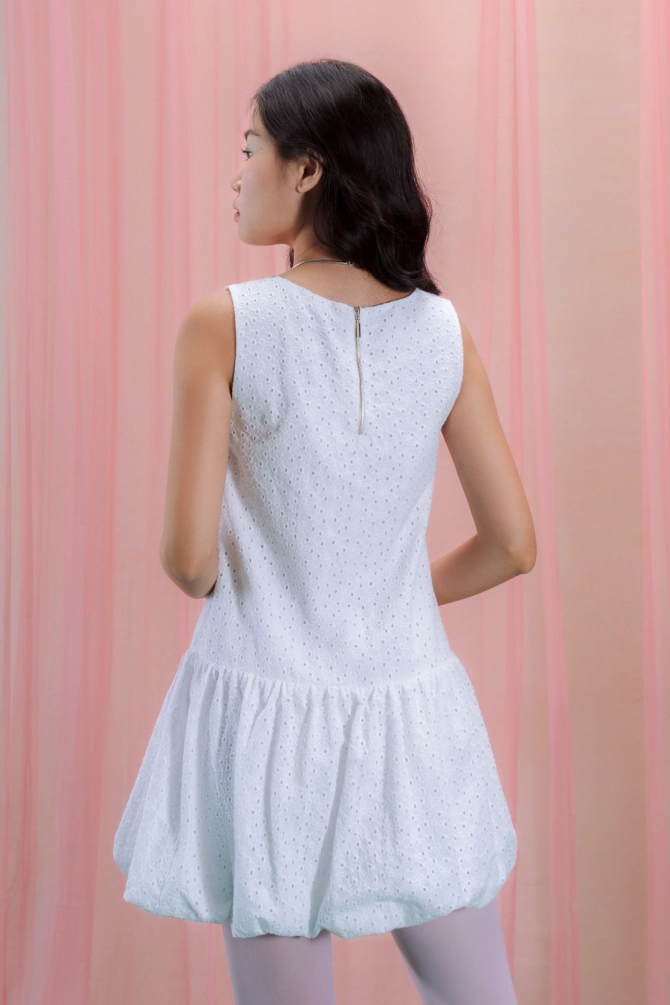 Eyelet Bubble Dress