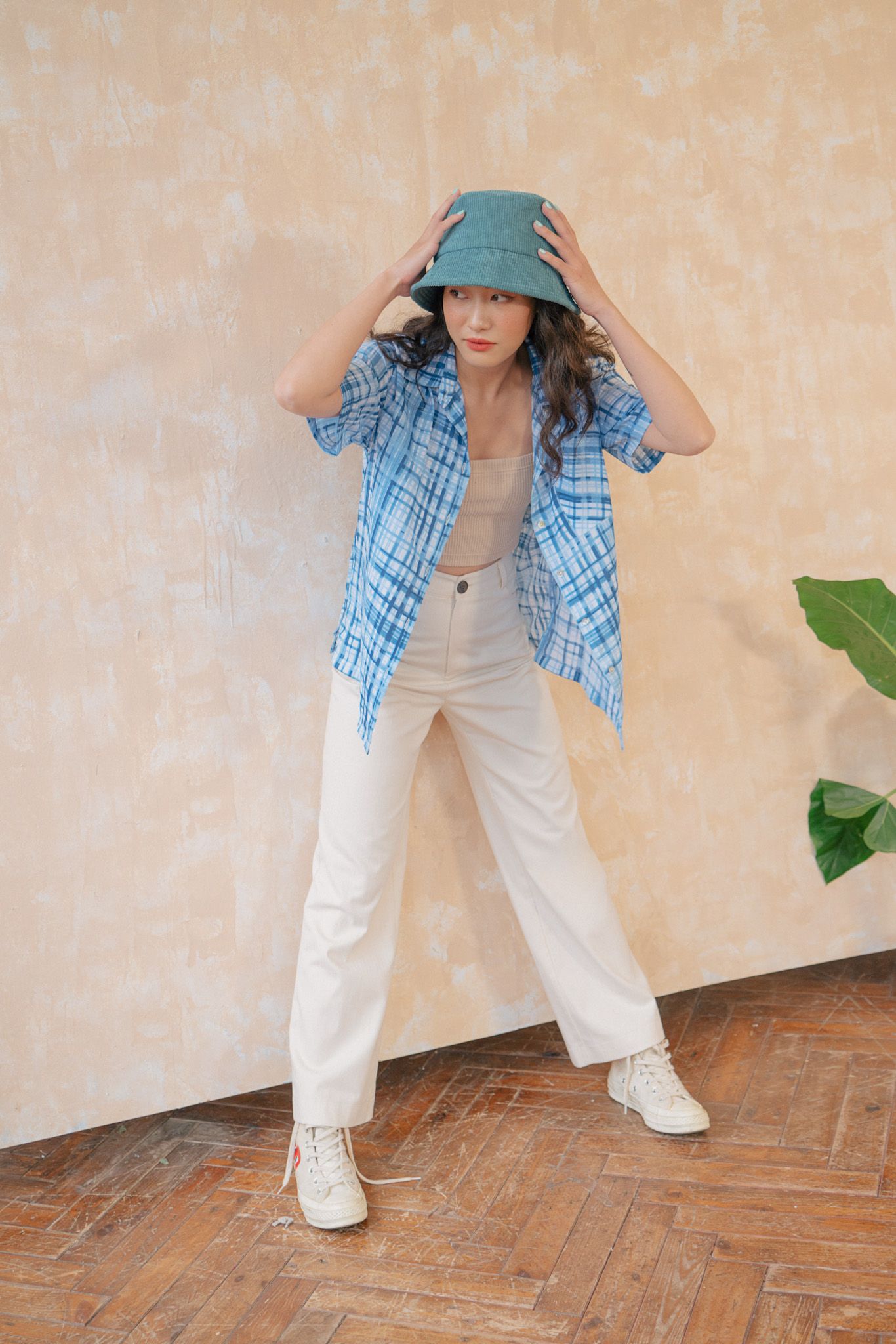 Ivory Khaki Pants