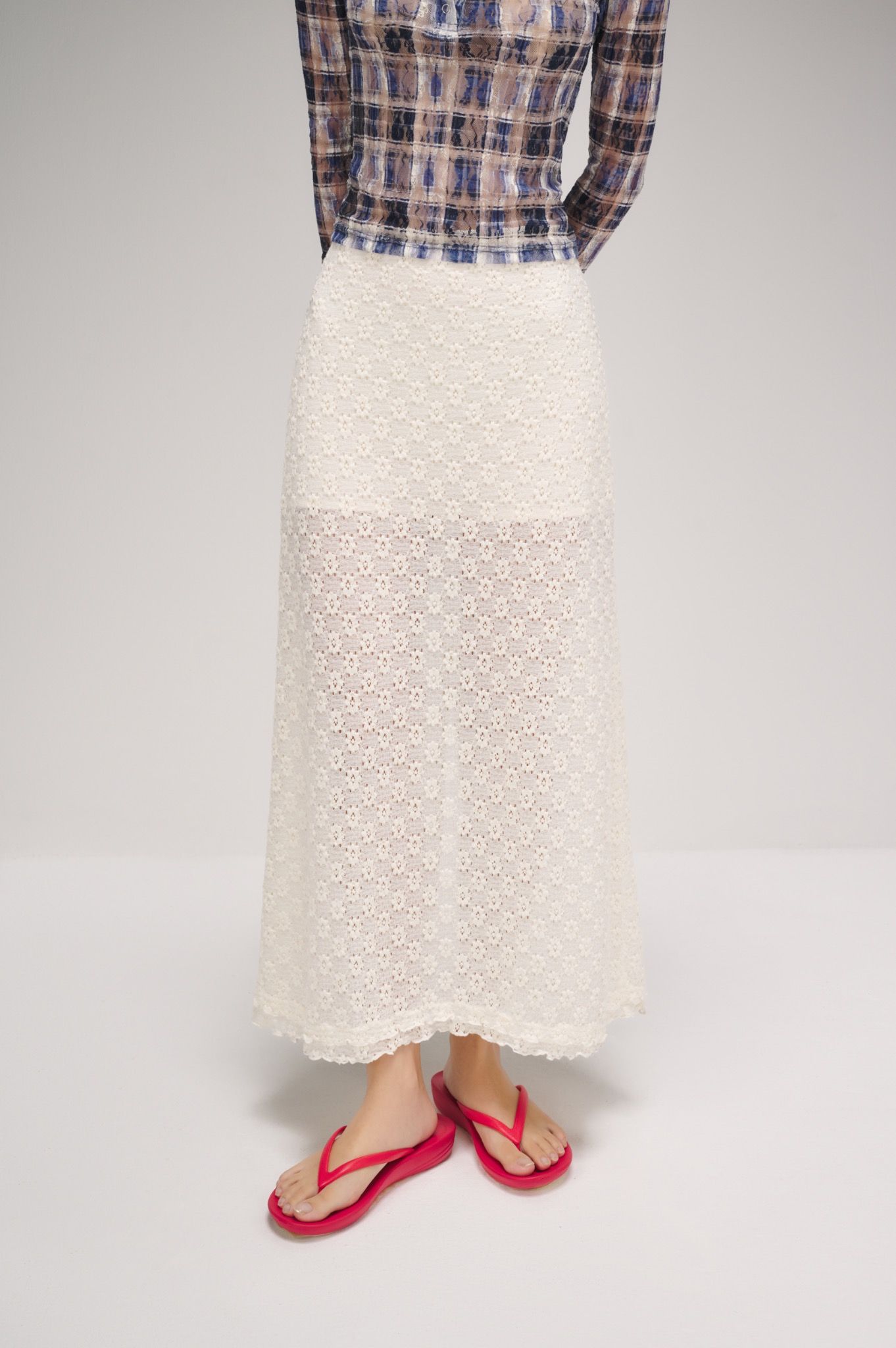 Lace Midi Skirt