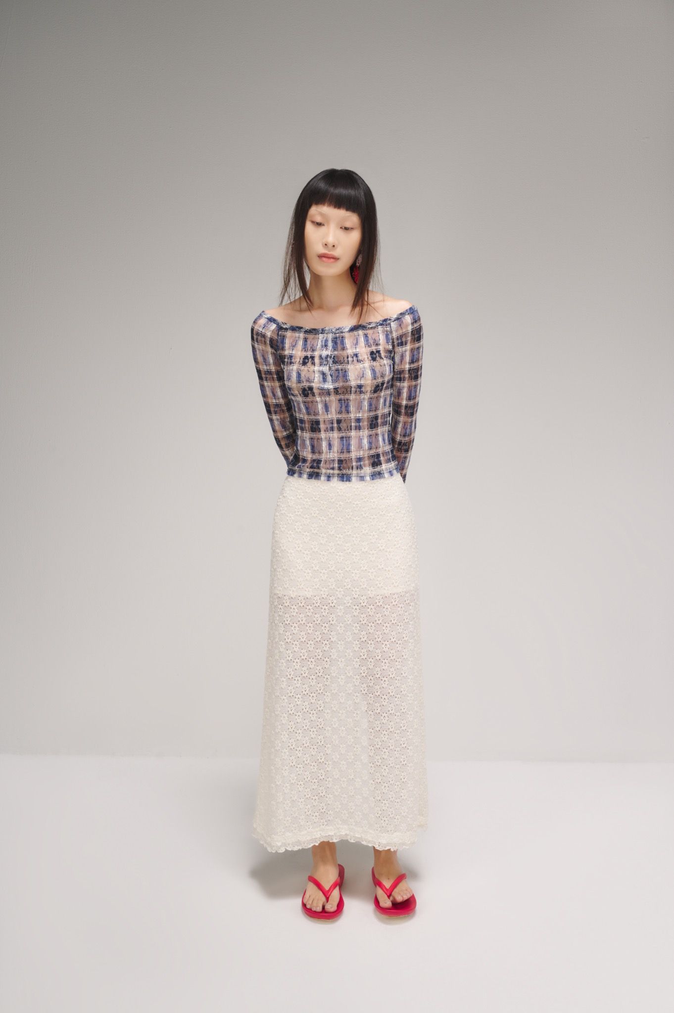 Lace Midi Skirt