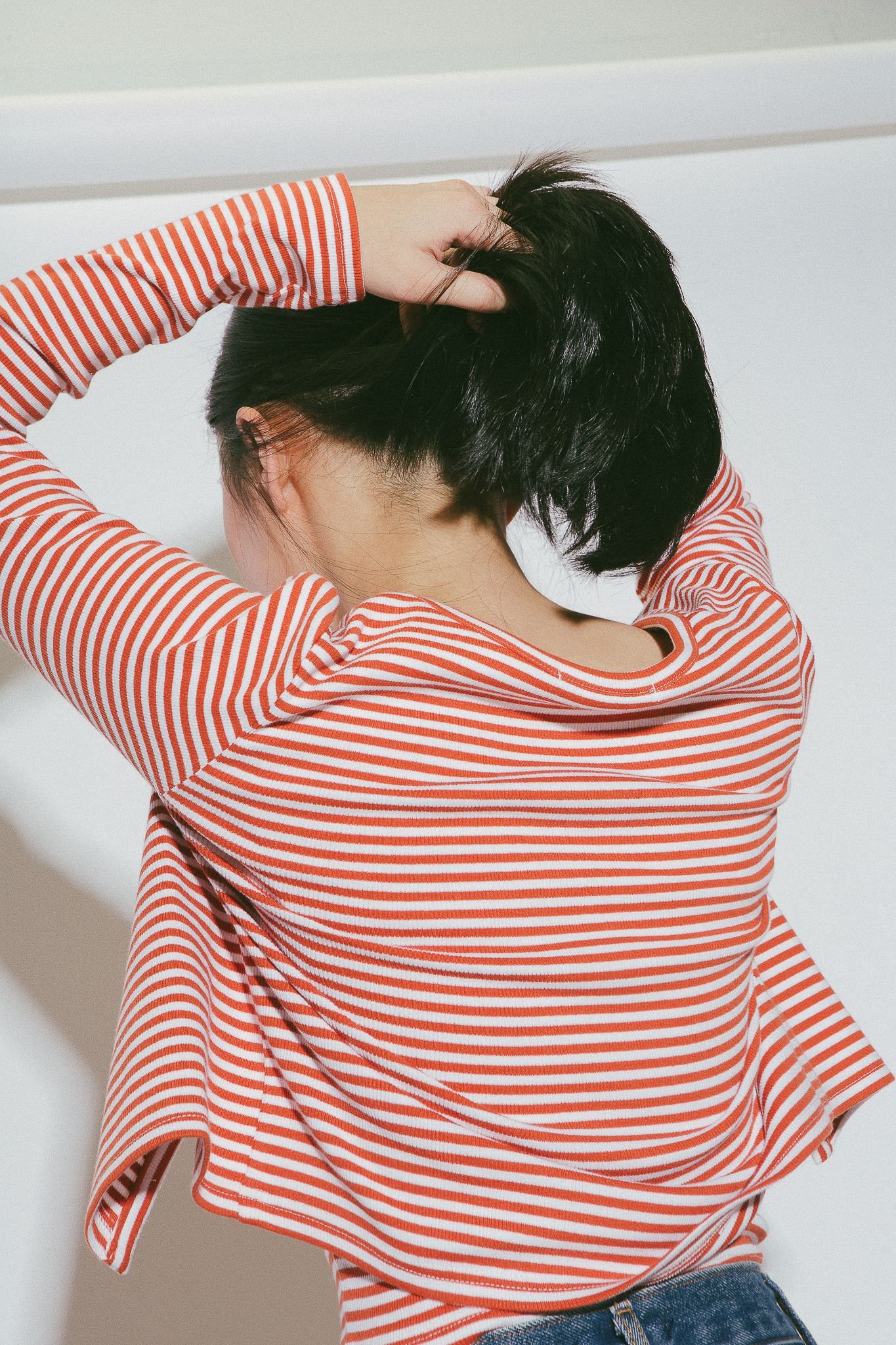 Striped Cardigan - Red