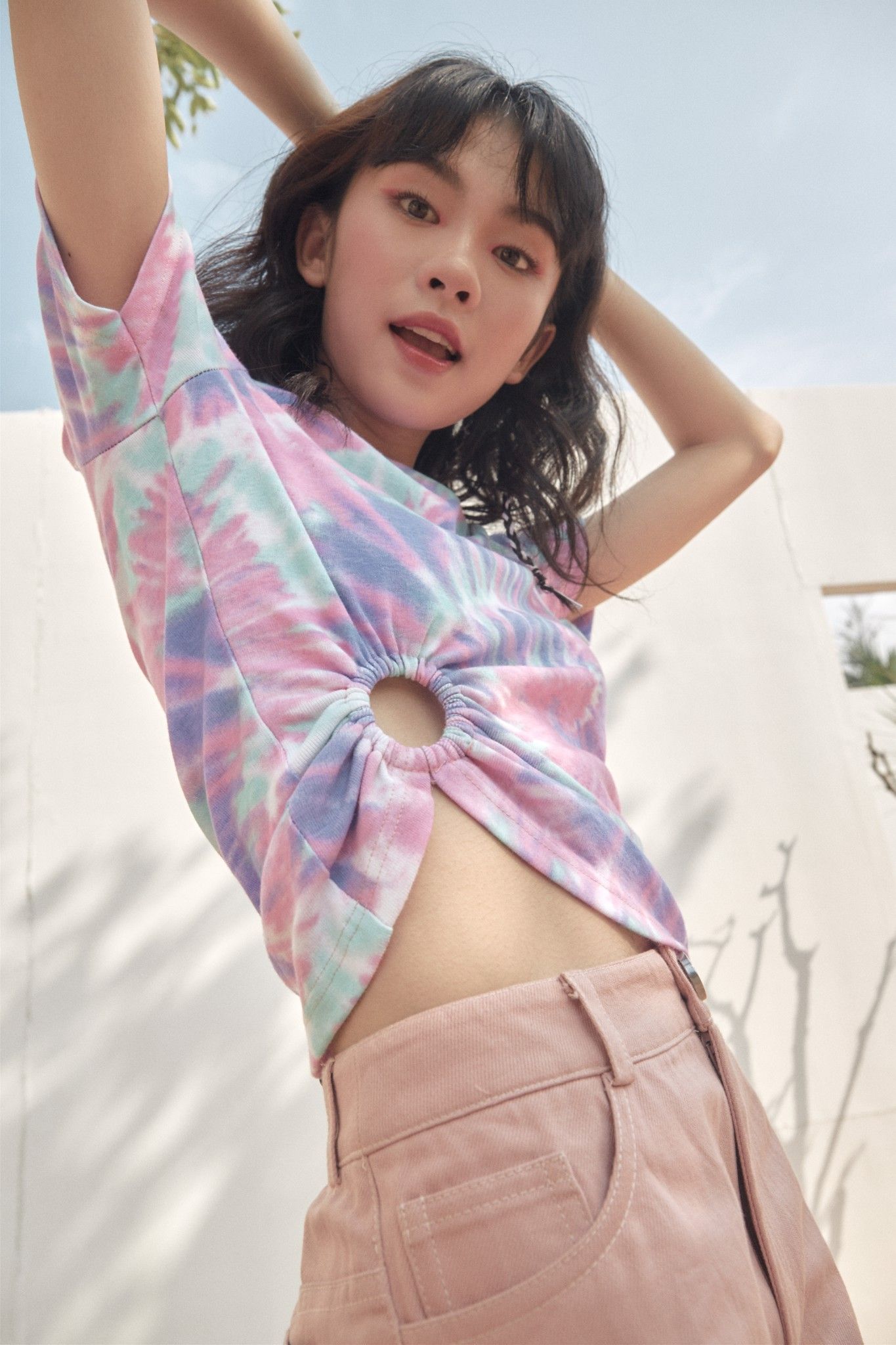 Tie Dye T-shirt With Ring