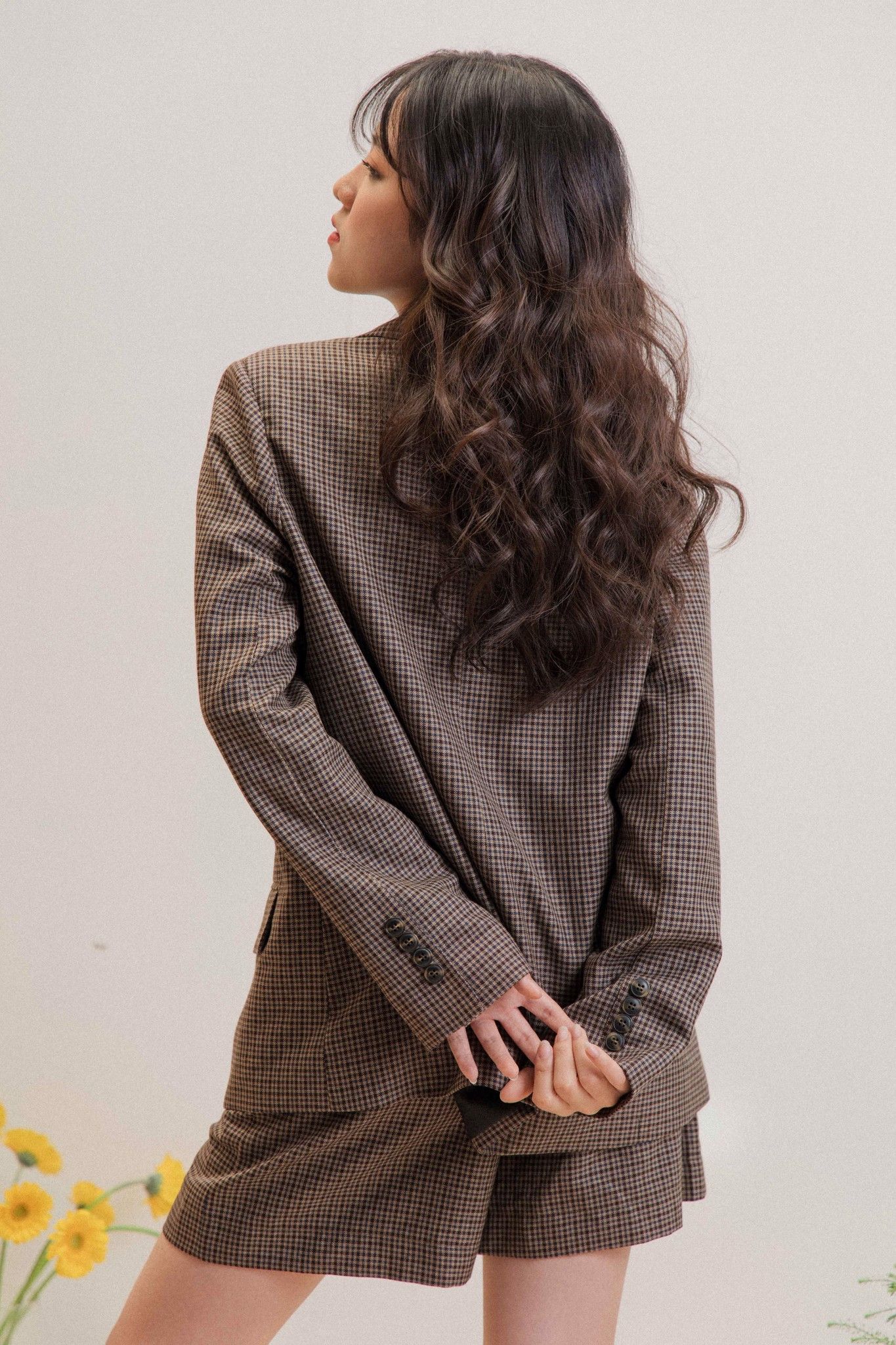 Checked Blazer