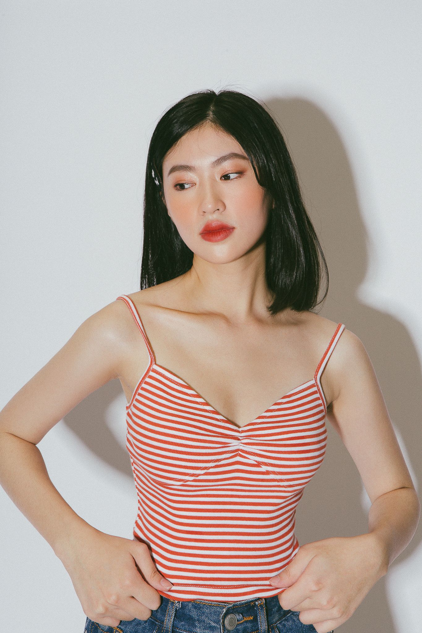 Striped Camisole - Red