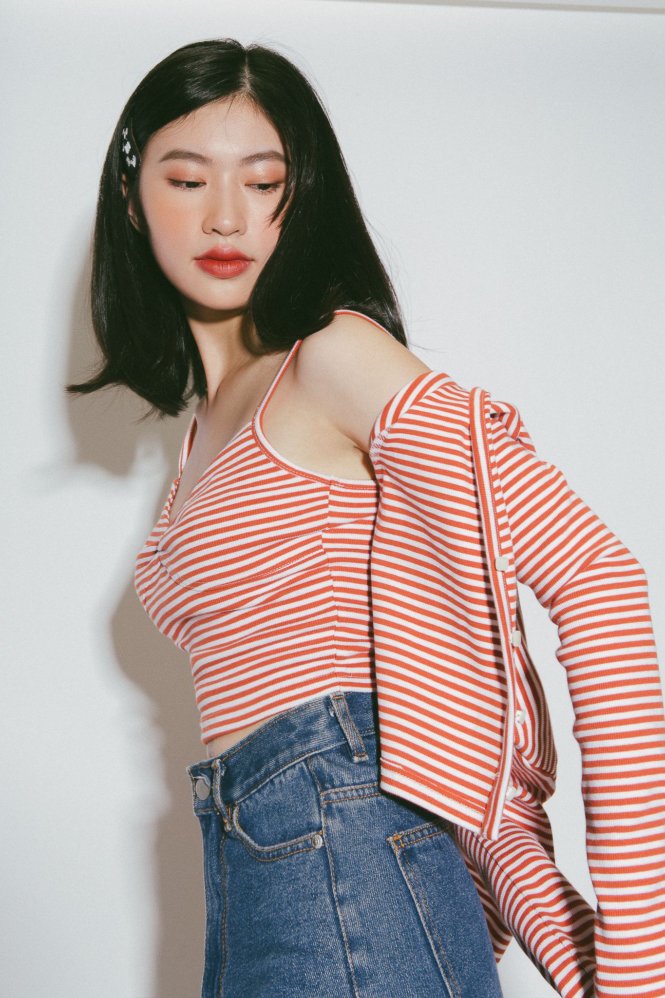 Striped Camisole - Red