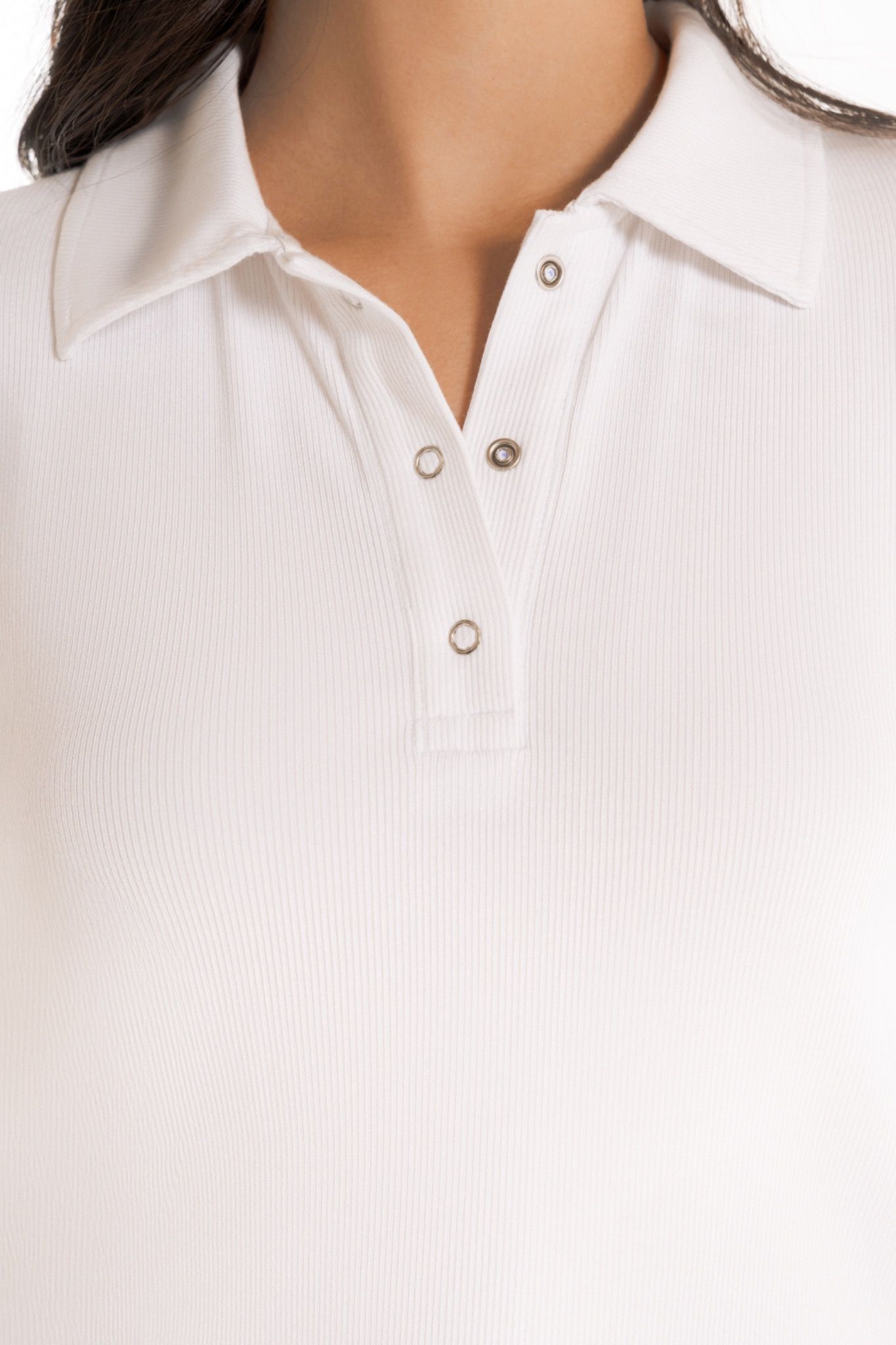 Long Sleeves Polo Top