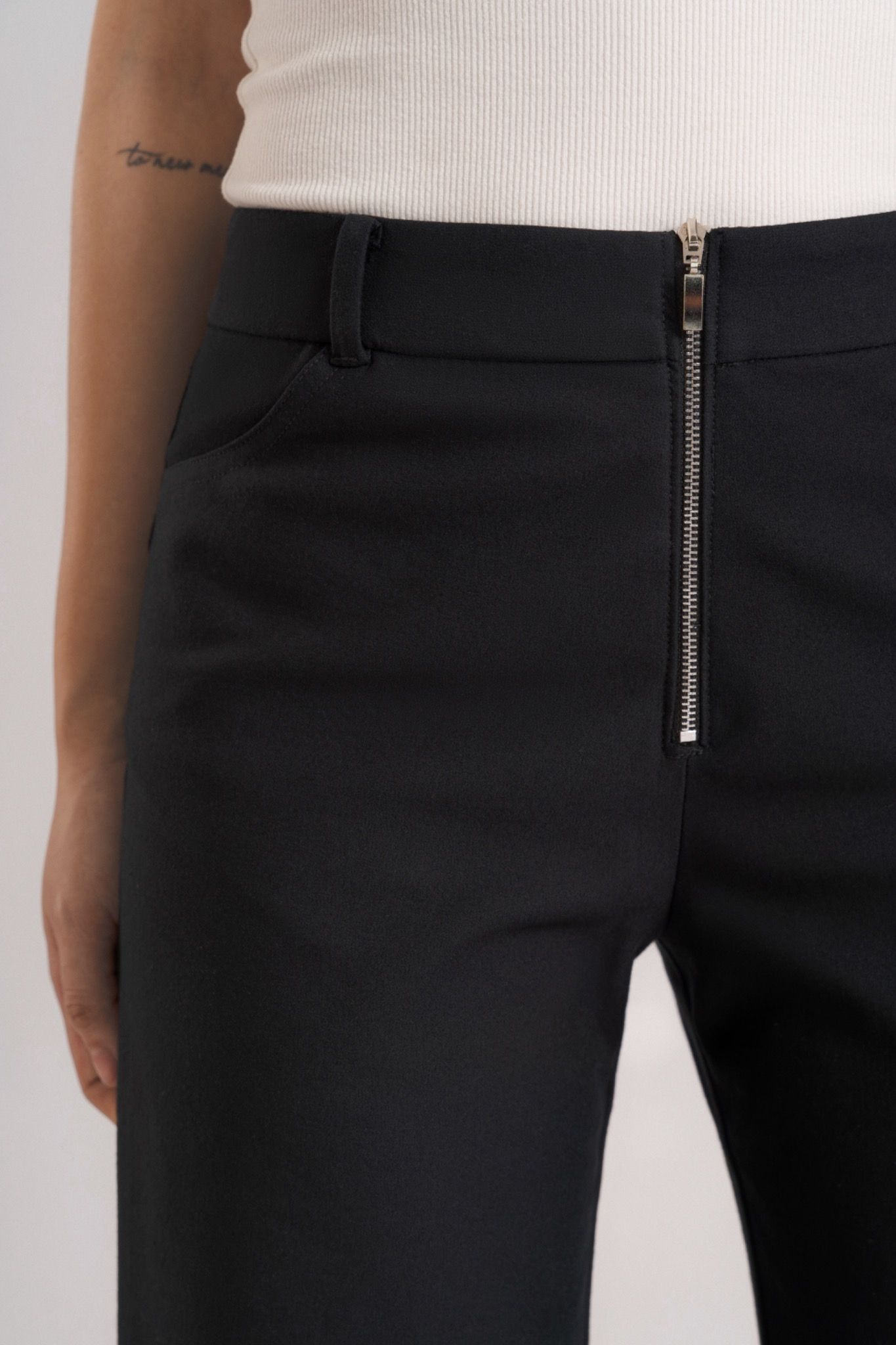 Front Zip Trousers