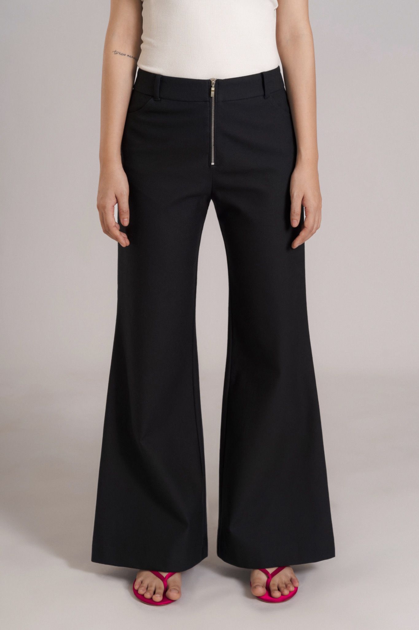Front Zip Trousers