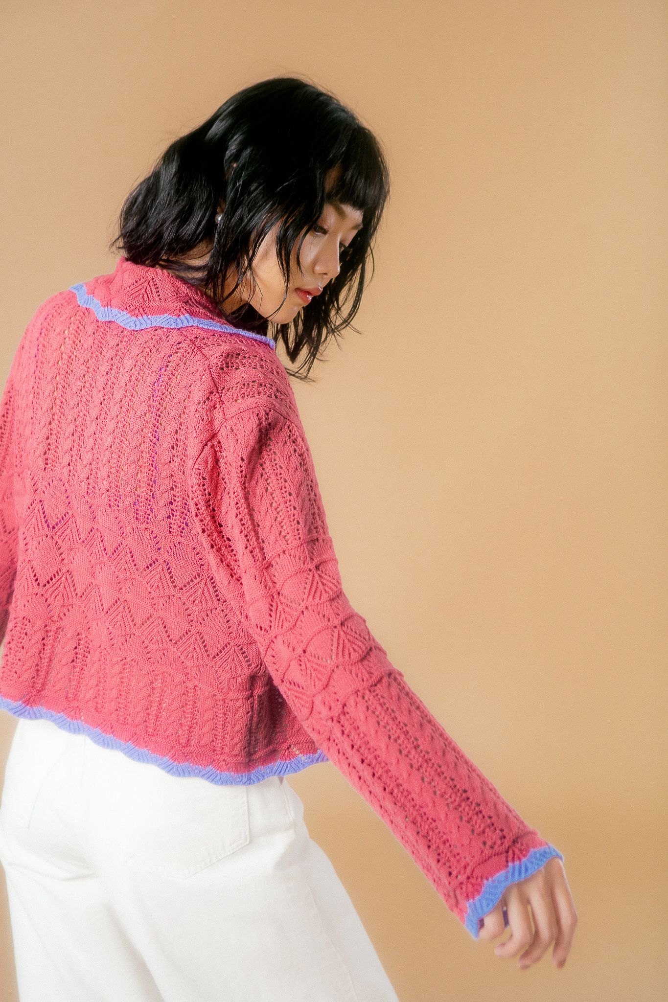  Merry Berry Holiday Knit Cardigan 