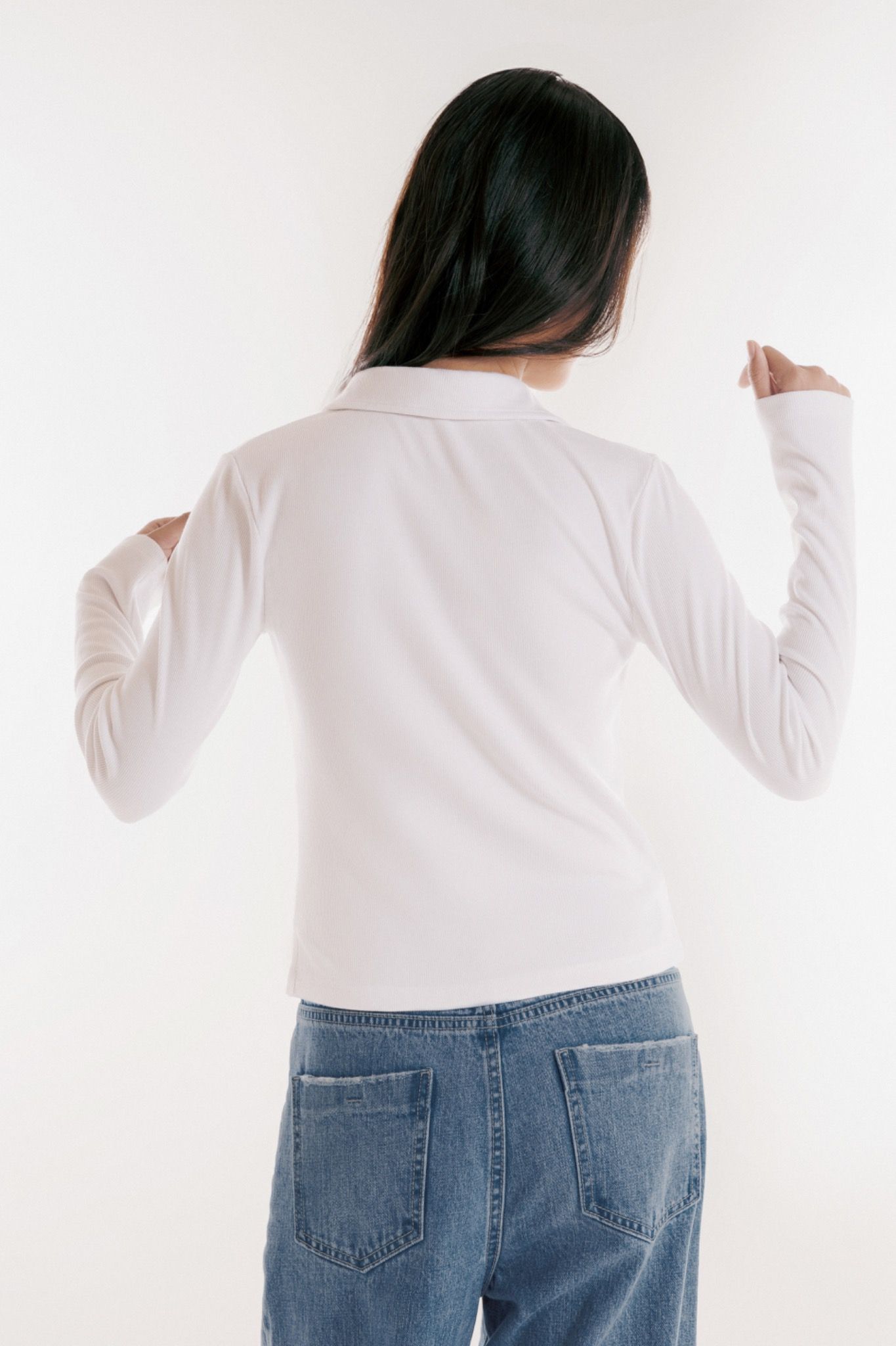 Long Sleeves Polo Top