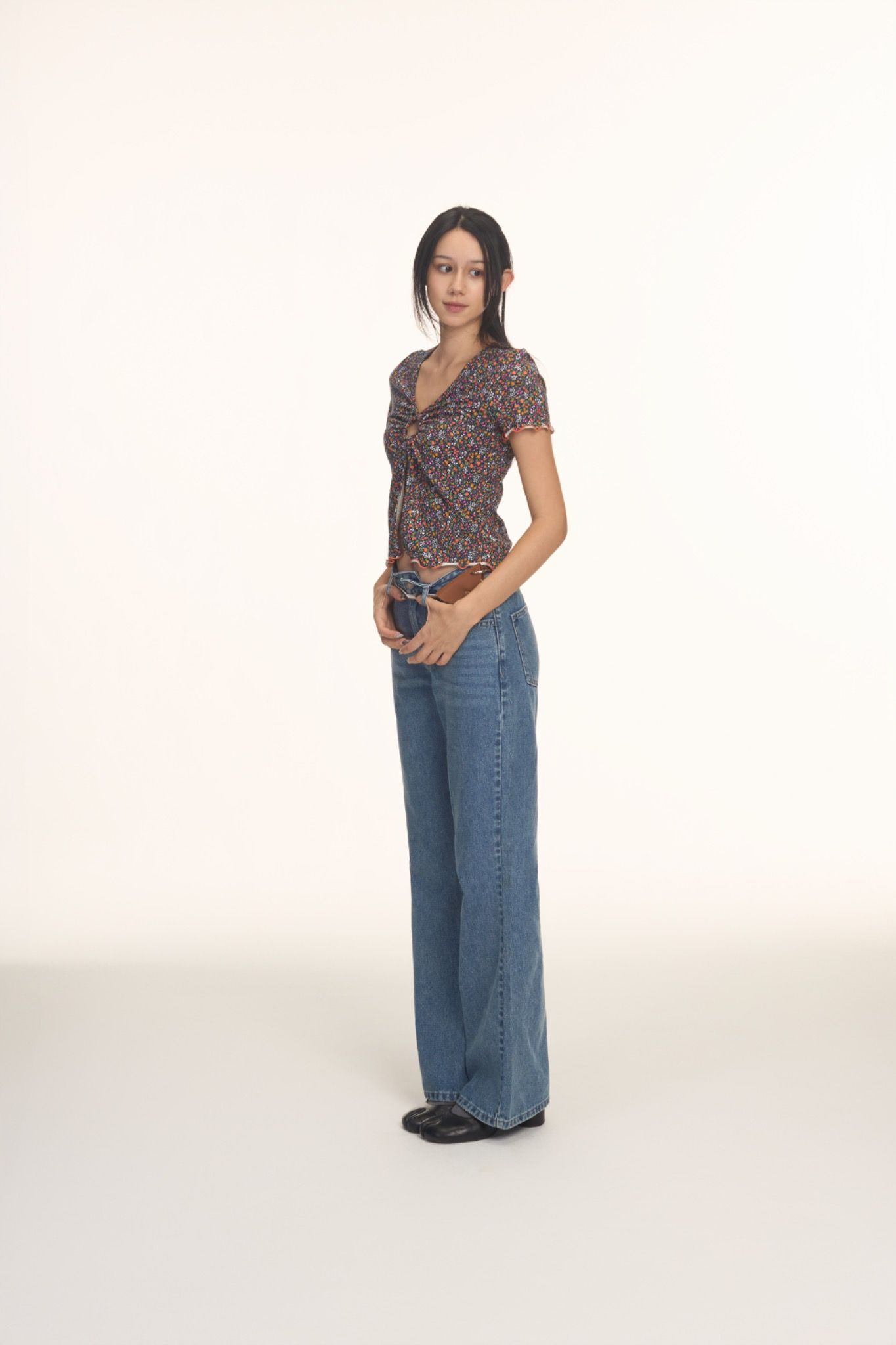 Blue Flared Jeans