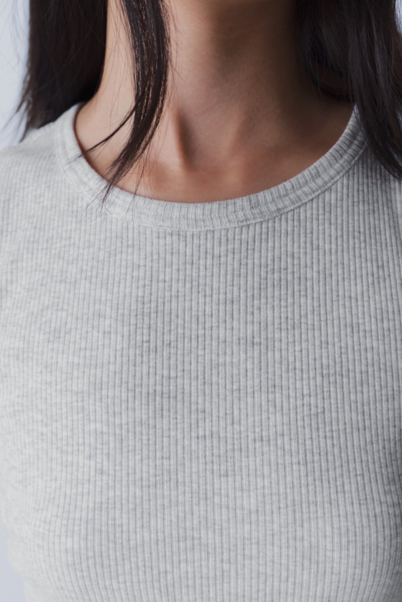 Grey Fitted Tank Top