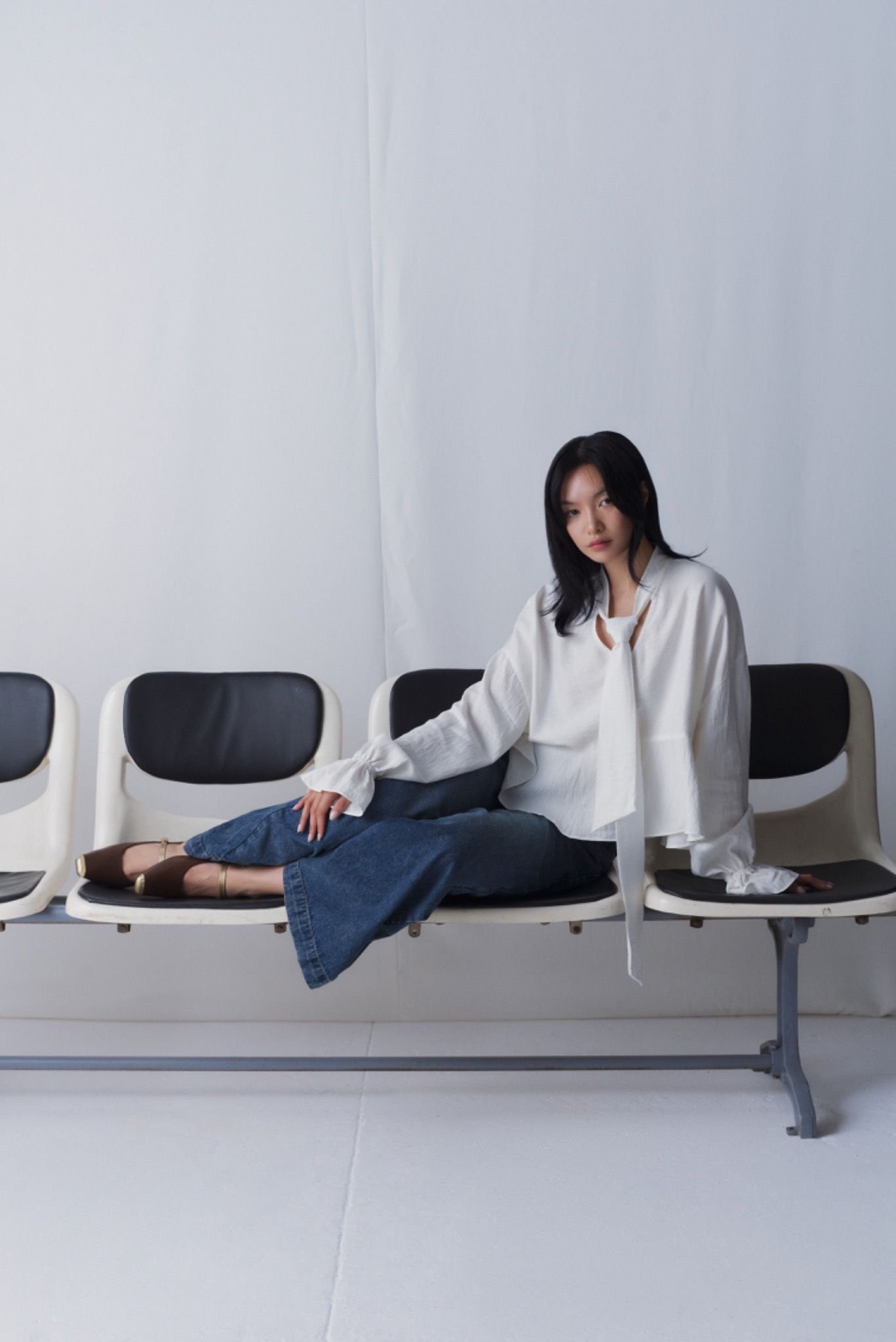 Long Sleeve V-neck Top