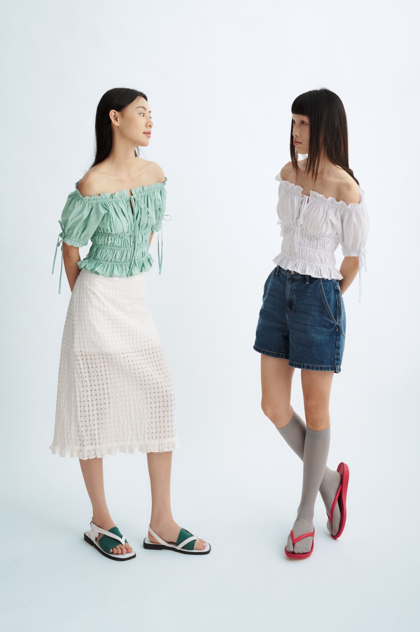 Ruched Tie Bow Top