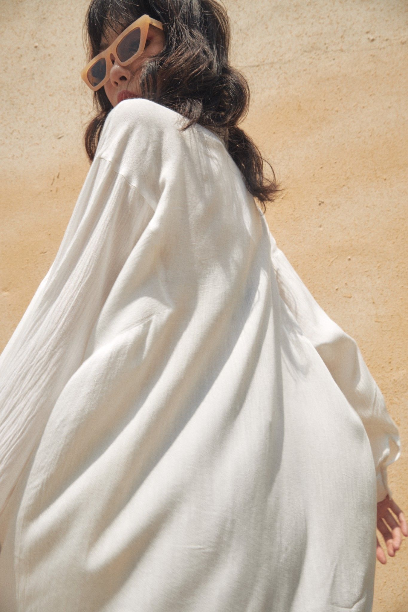 White Linen Shirt Dress