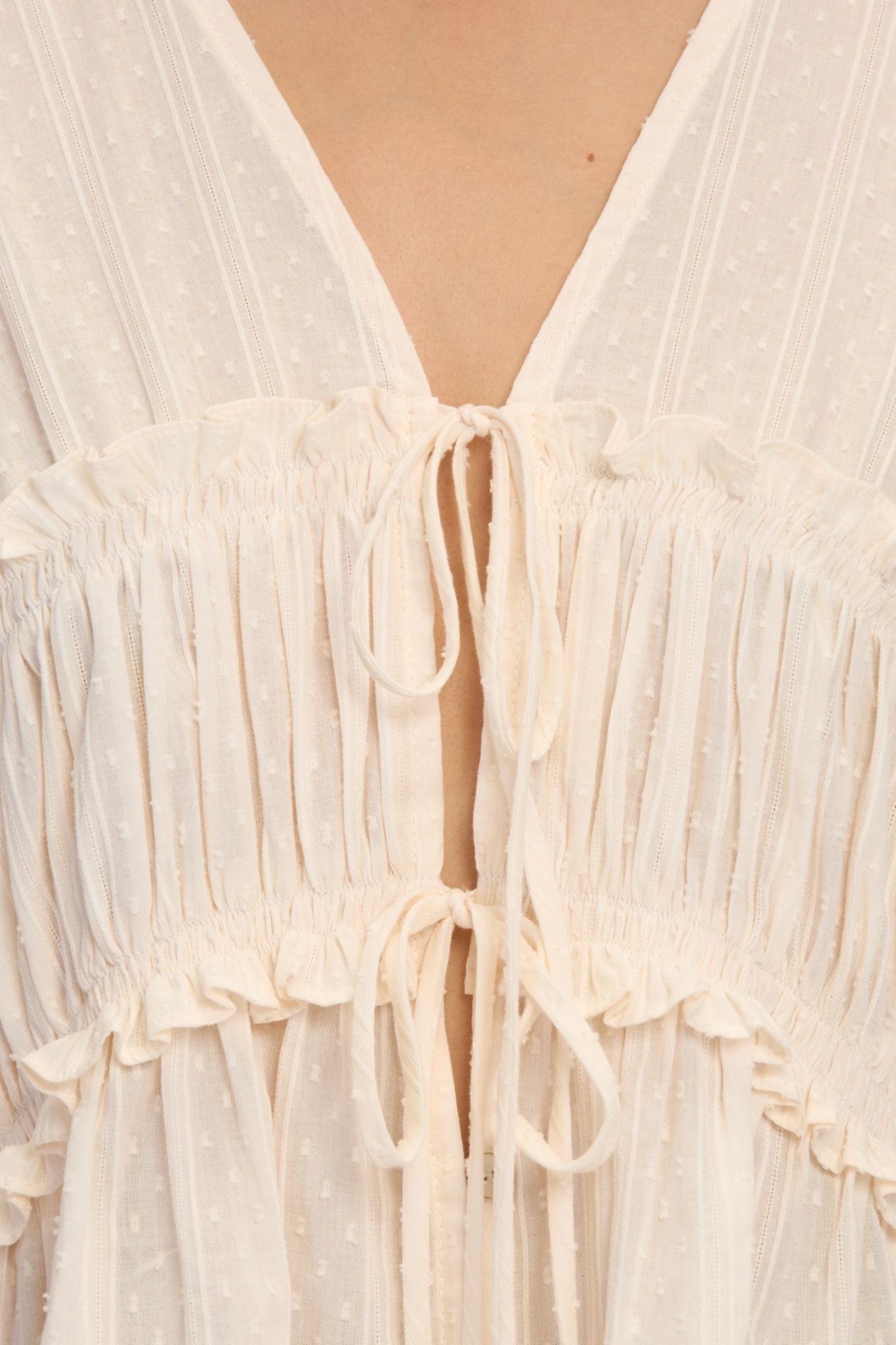 Ivory Long Sleeve Top