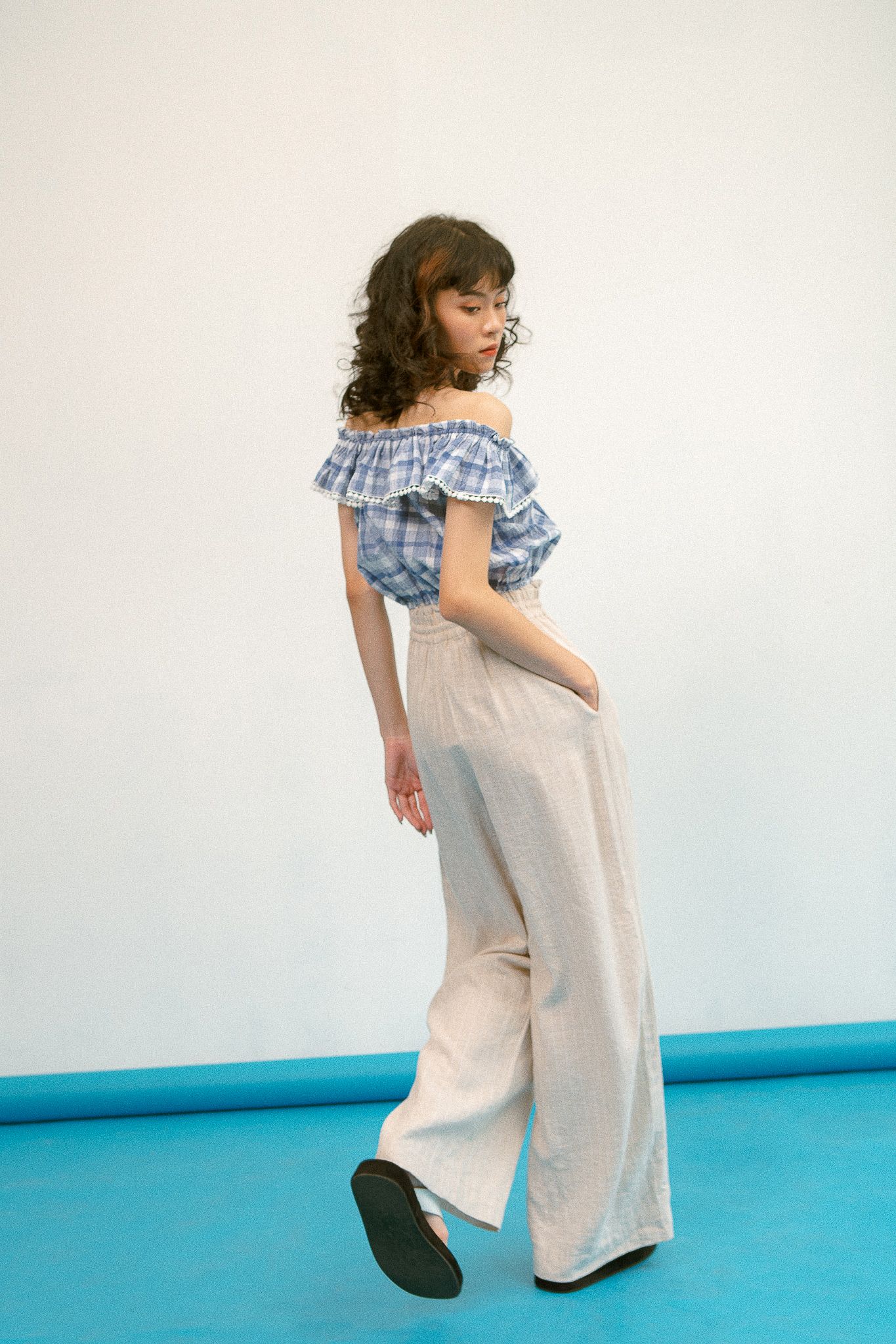 Striped Linen Trousers