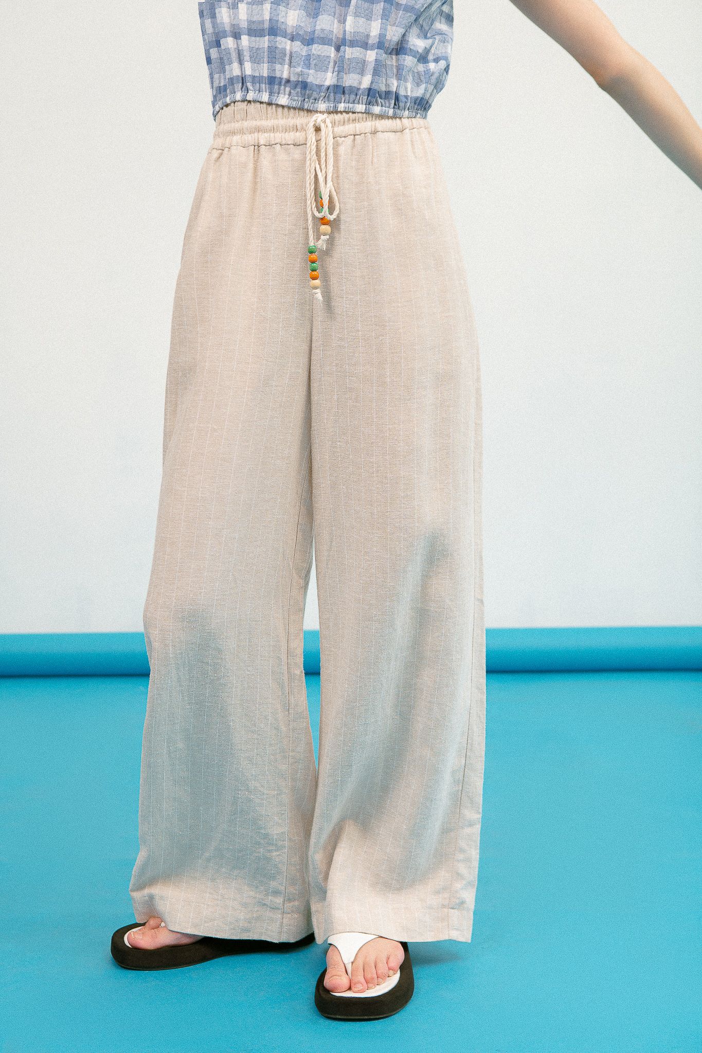 Striped Linen Trousers