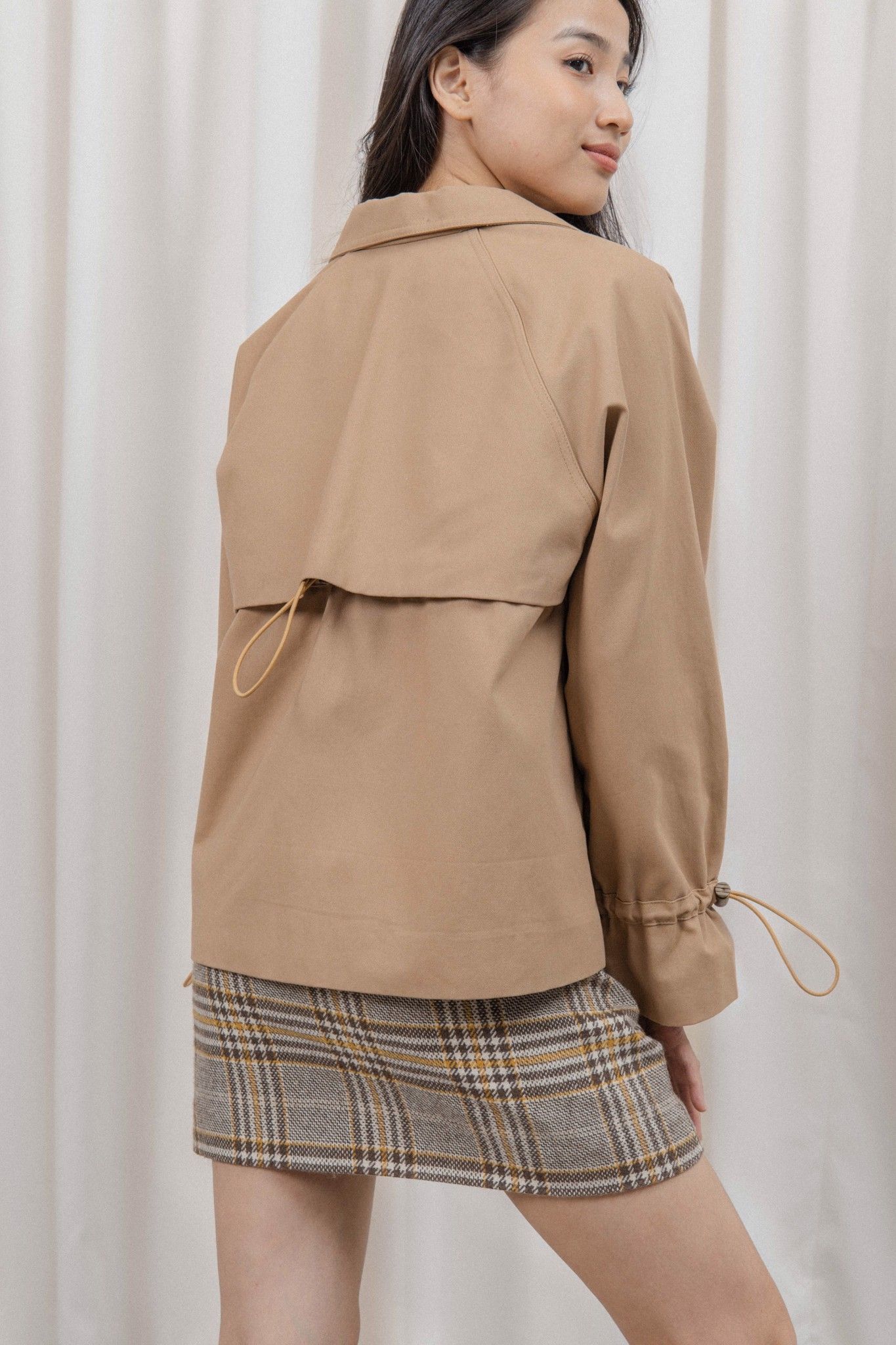 Brown Short Trenchcoat
