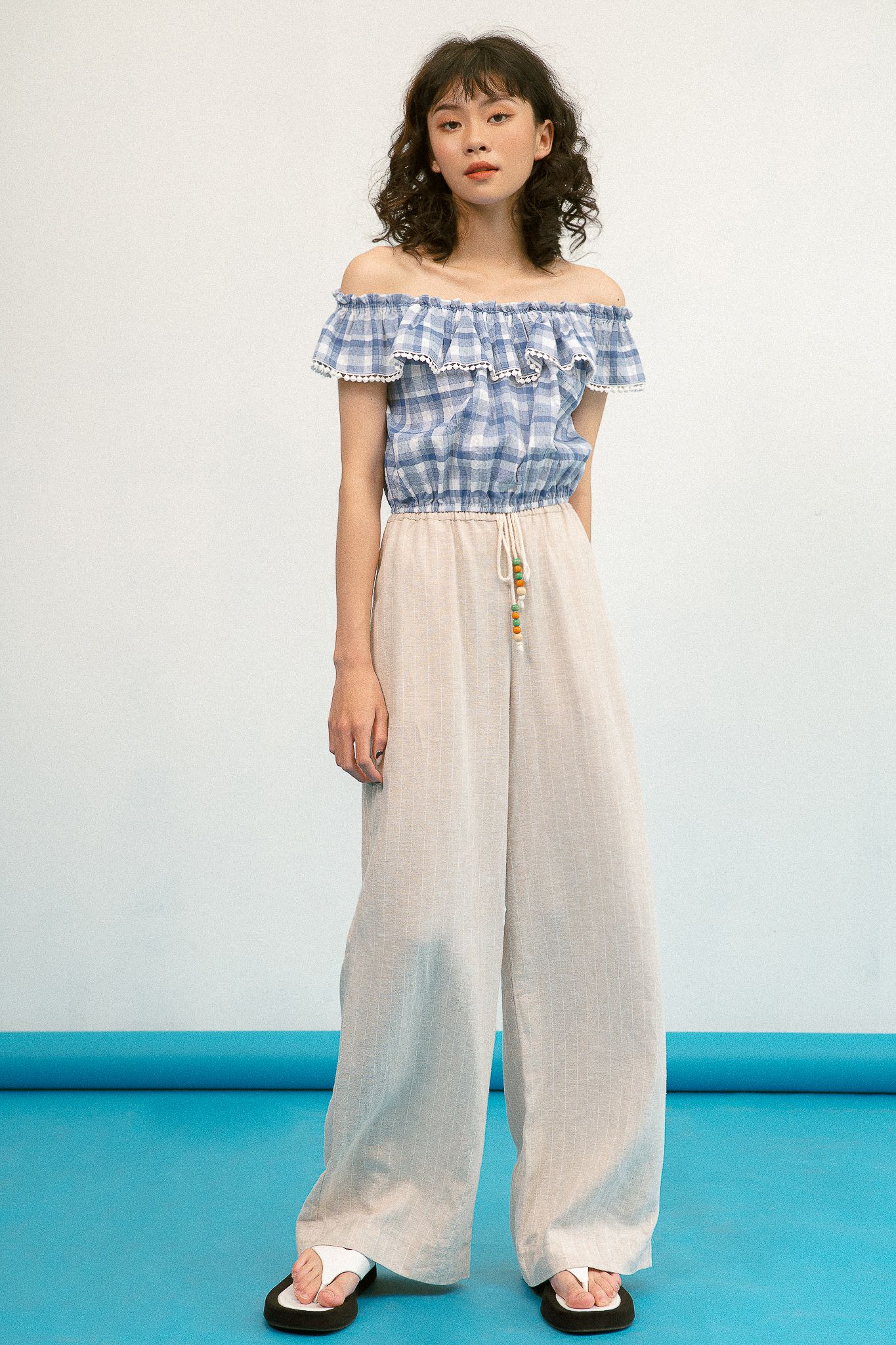 Striped Linen Trousers