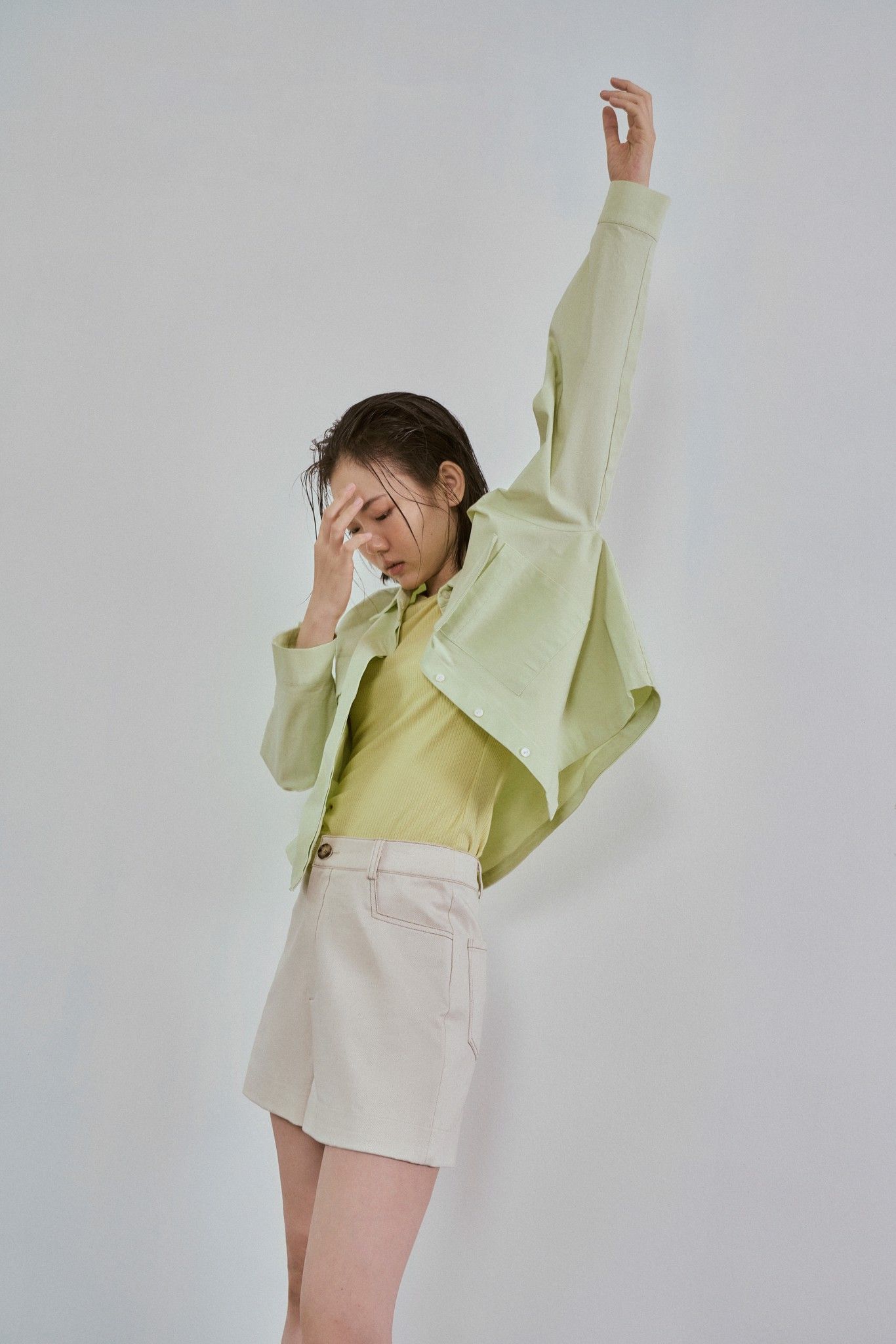 Ivory Khaki Shorts
