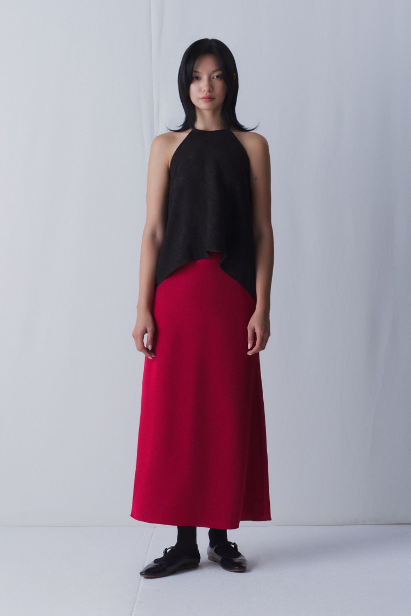 Black Halter Neck Top