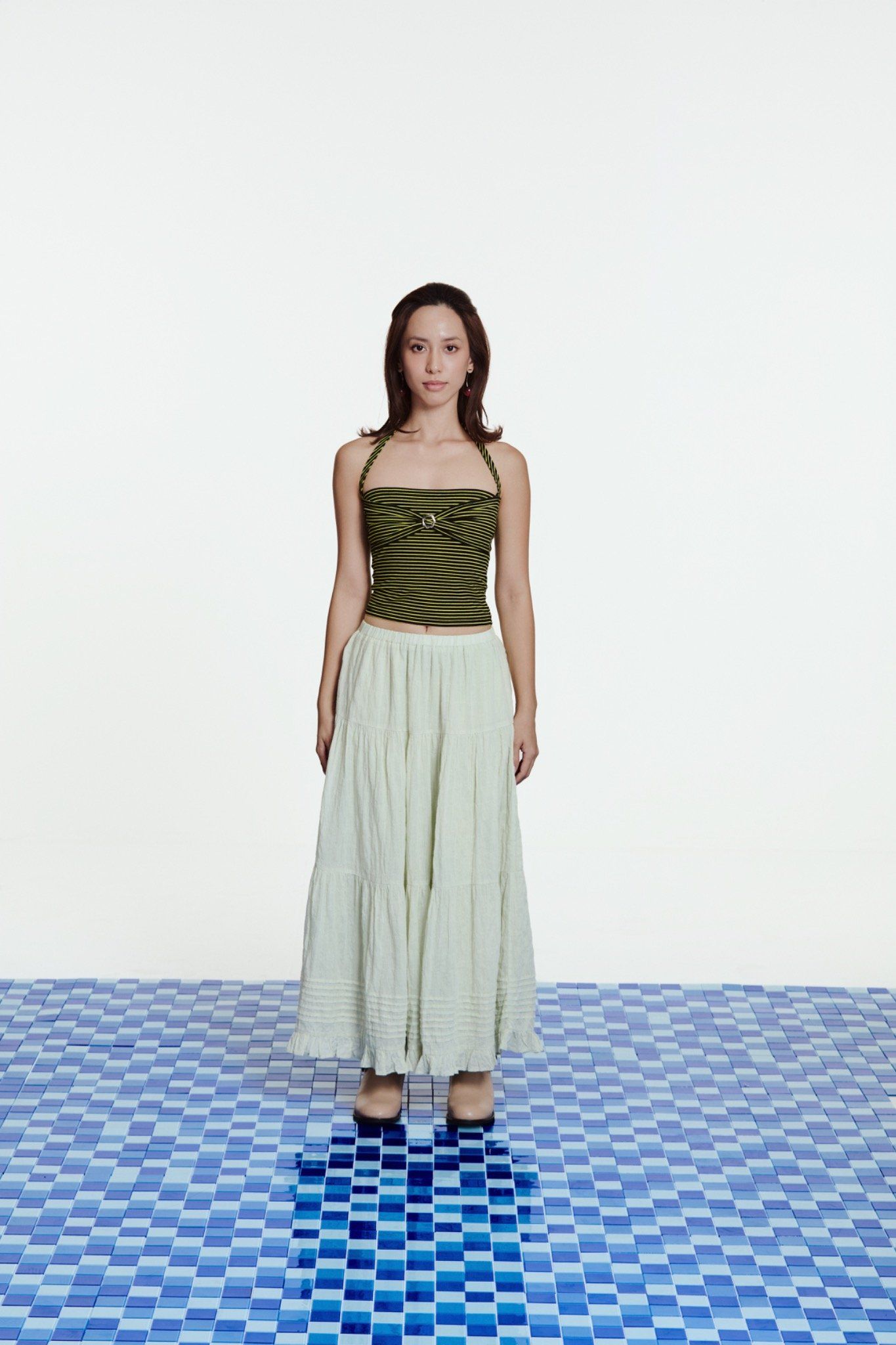 Mint Maxi Skirt