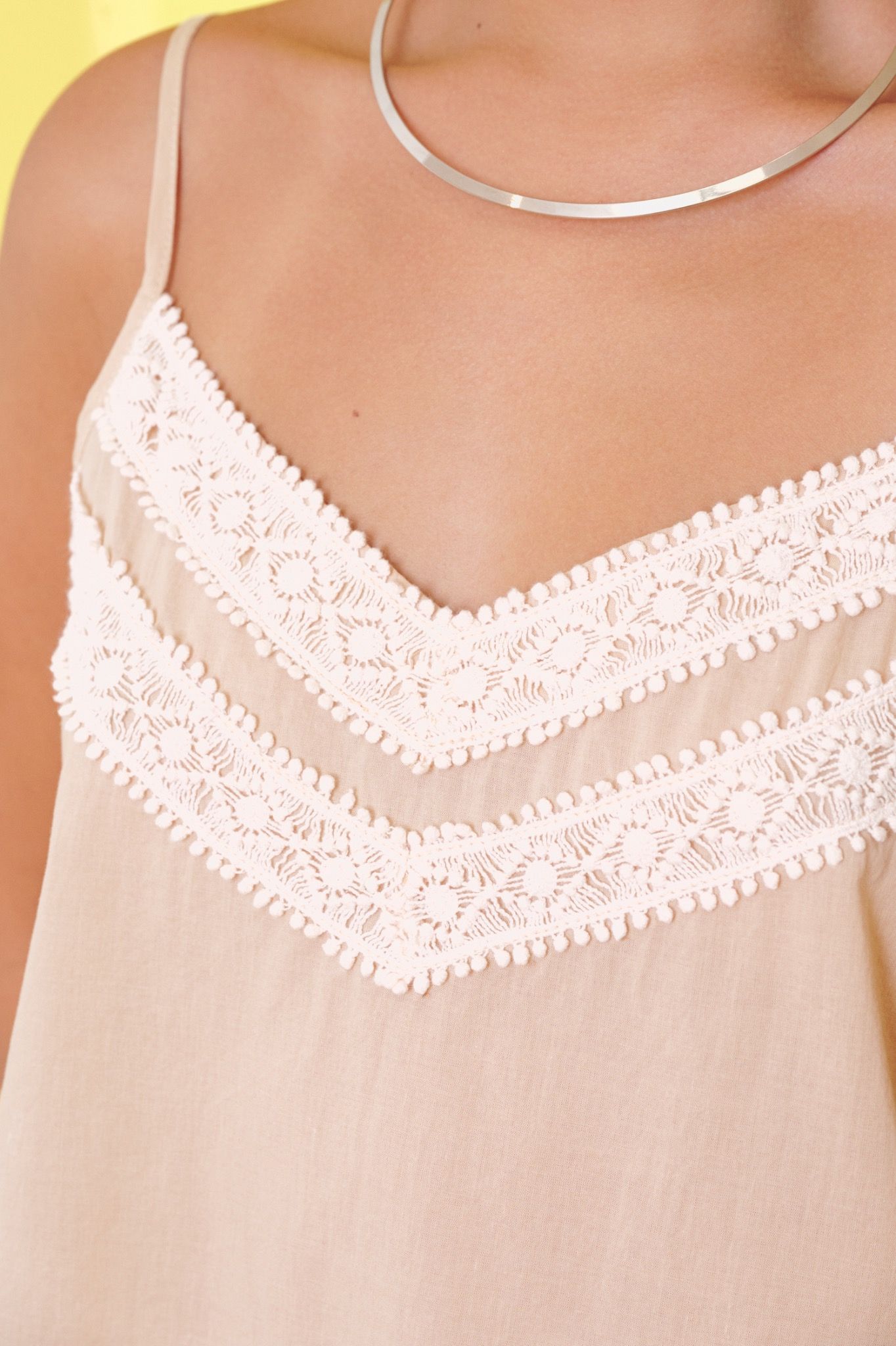 Beige Cami Top