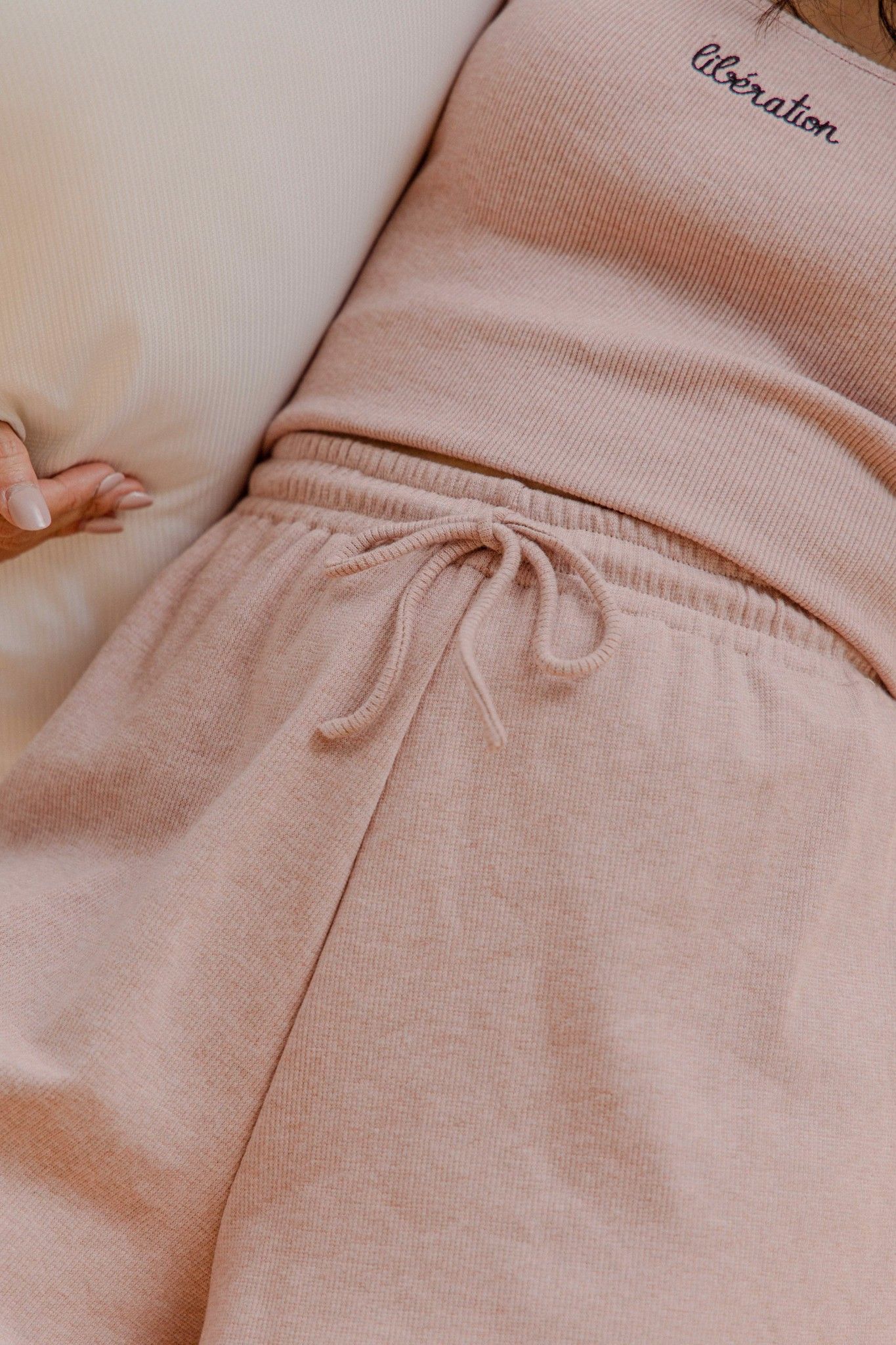 Pink Libération Camisole and Shorts Set