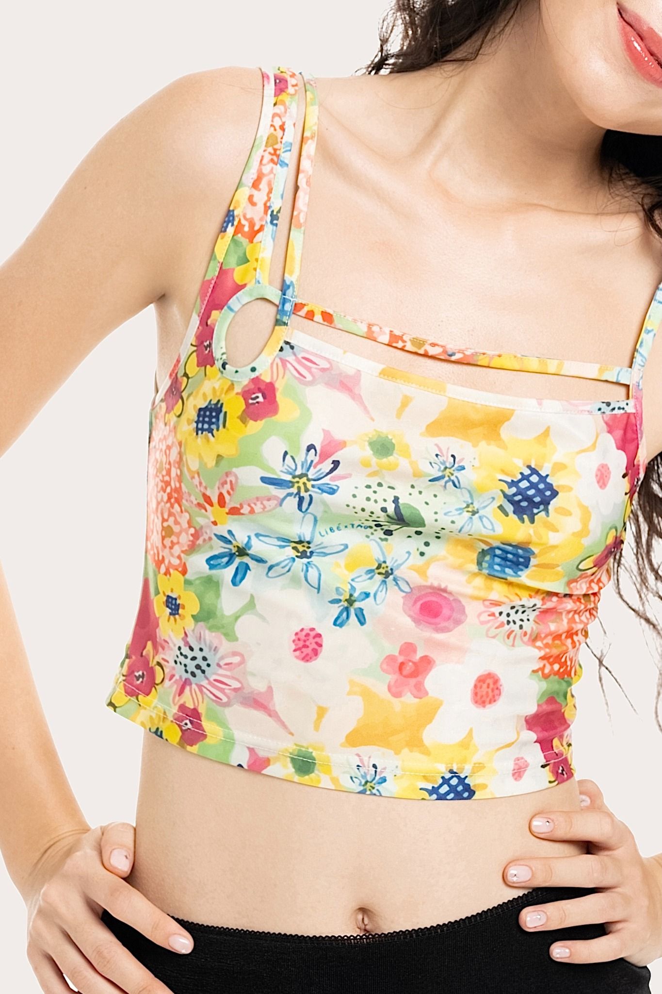  Sunny Floral Cut Out Camisole 