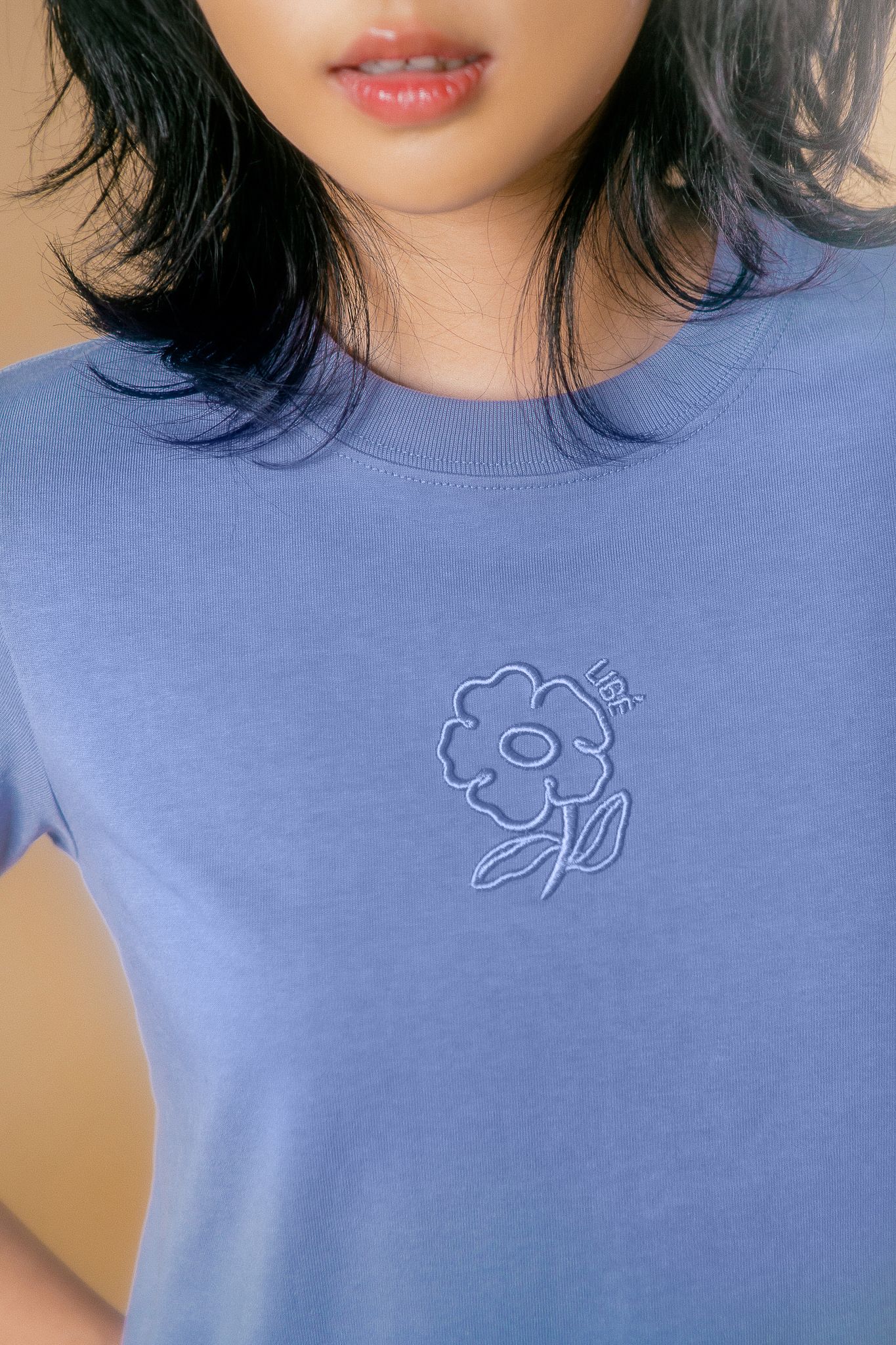  LIBÉ Flower In Blue T-Shirt 