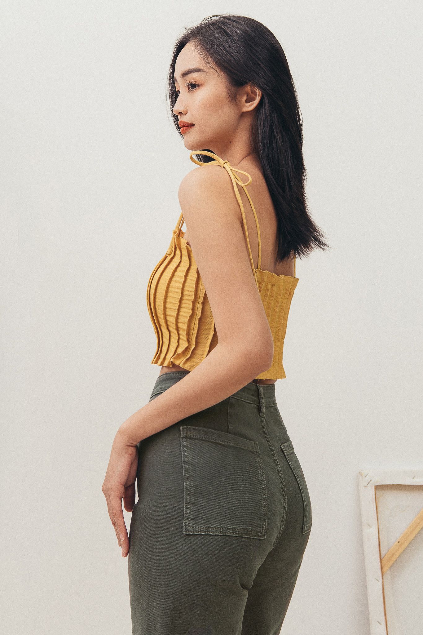 Yellow Darted Camisole