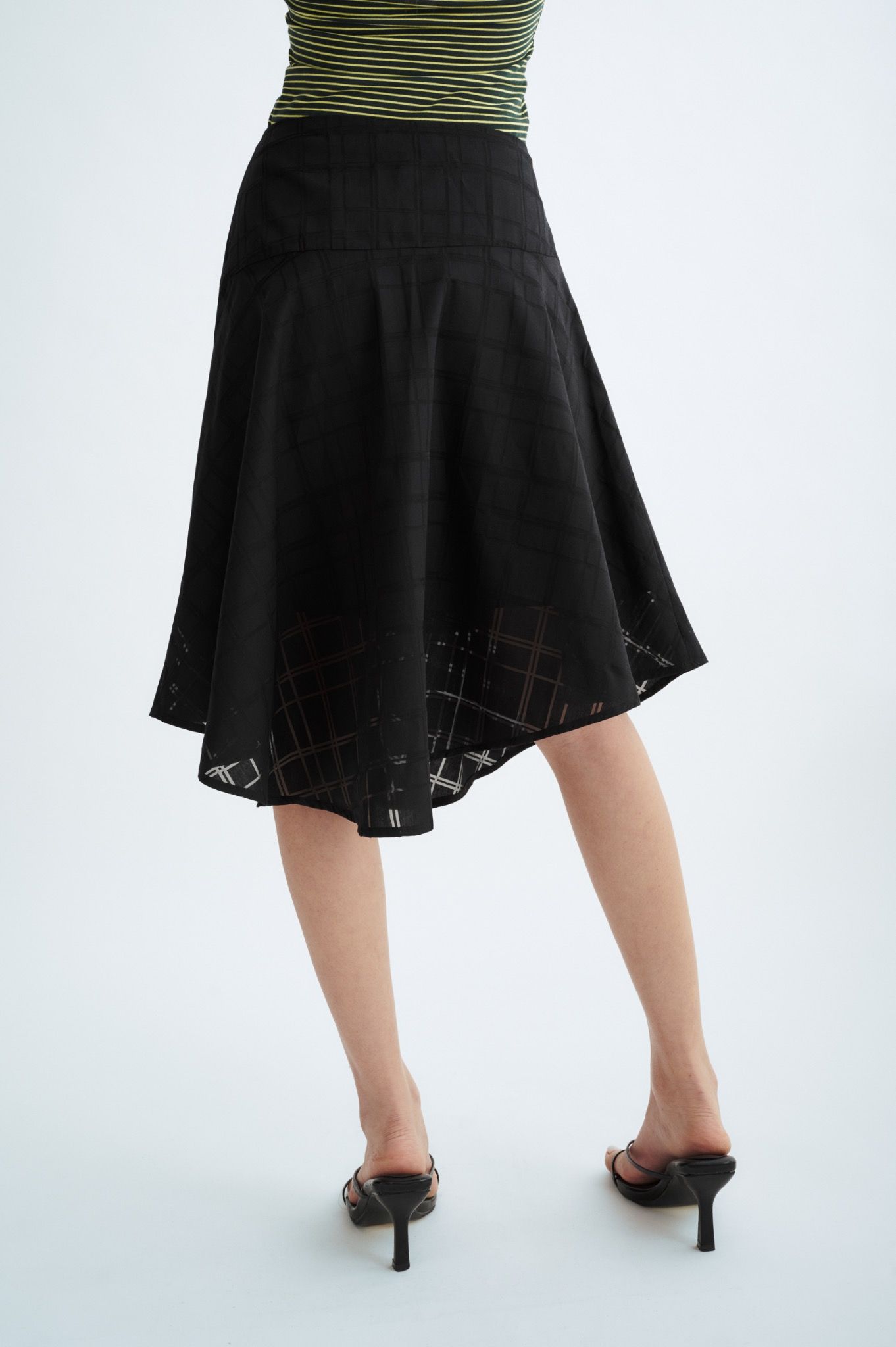 Asymmetrical Mid-length Skirt