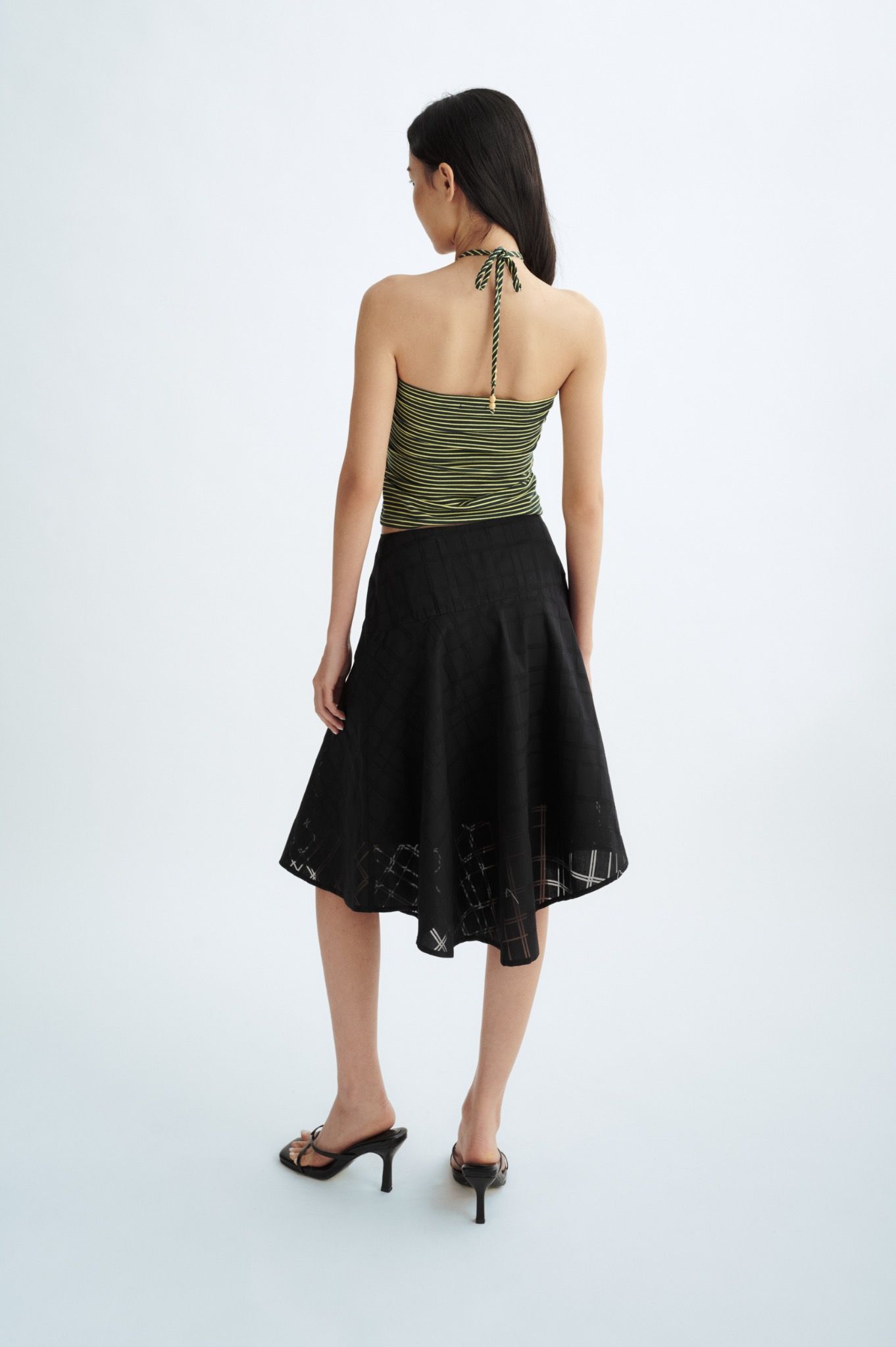 Asymmetrical Mid-length Skirt