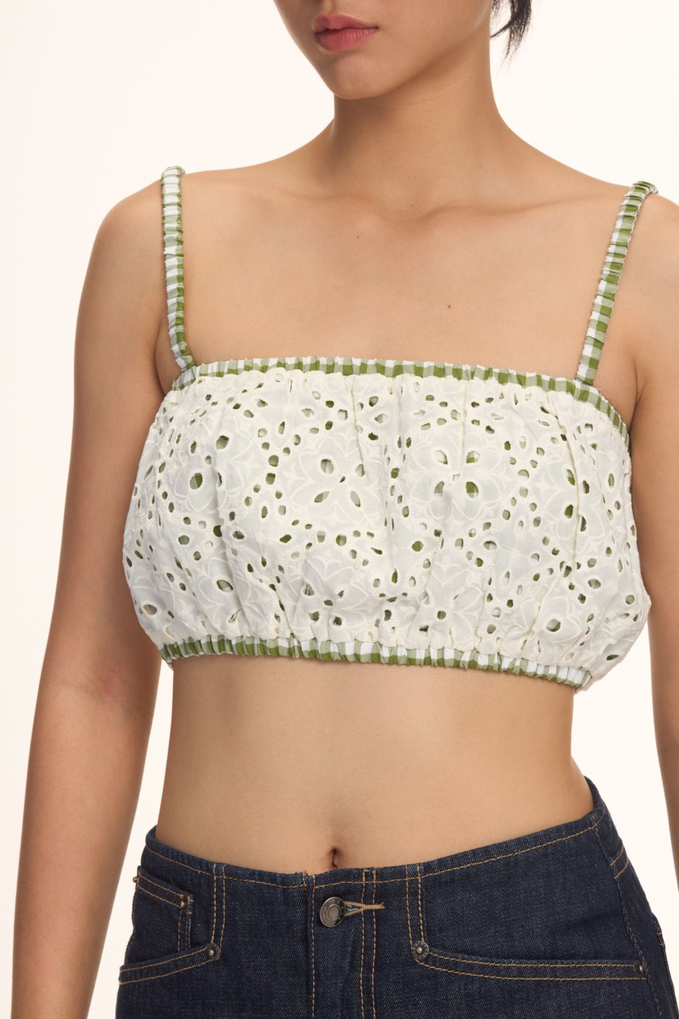Embroidered Strappy Top