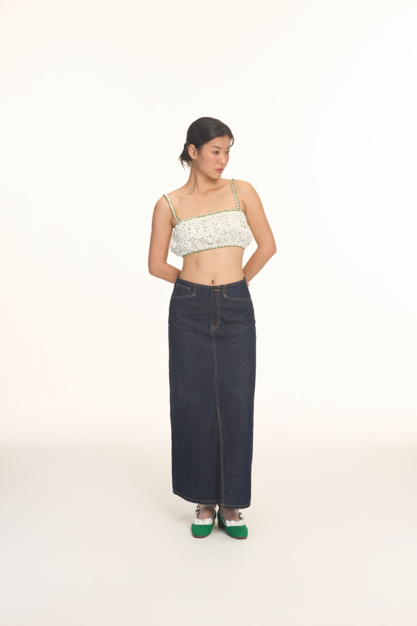 Embroidered Strappy Top