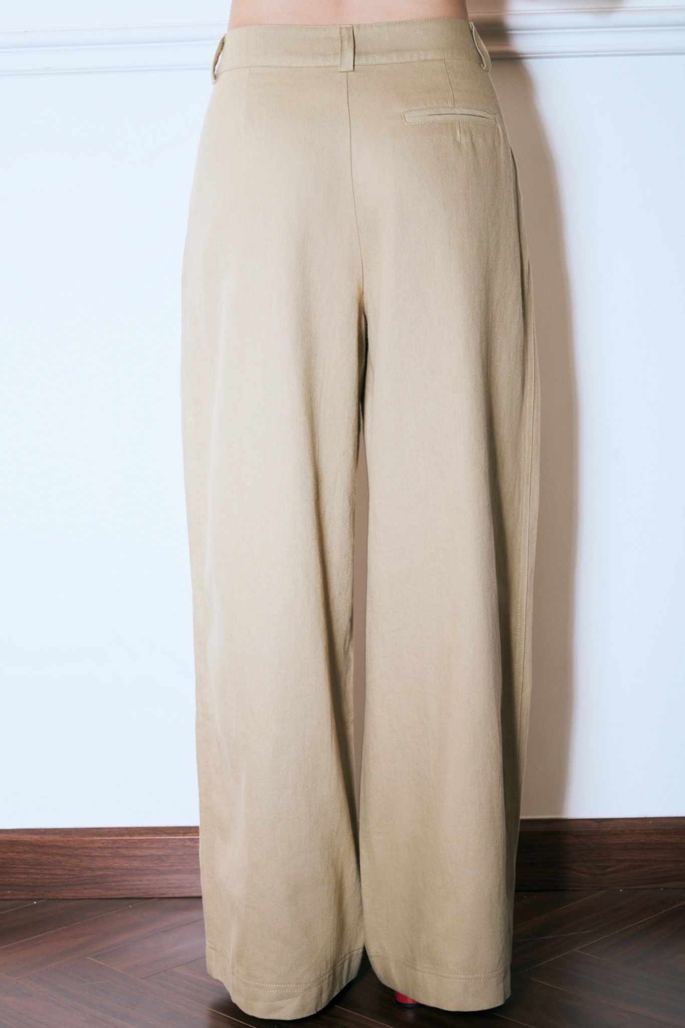 Low Waist Khaki Trousers