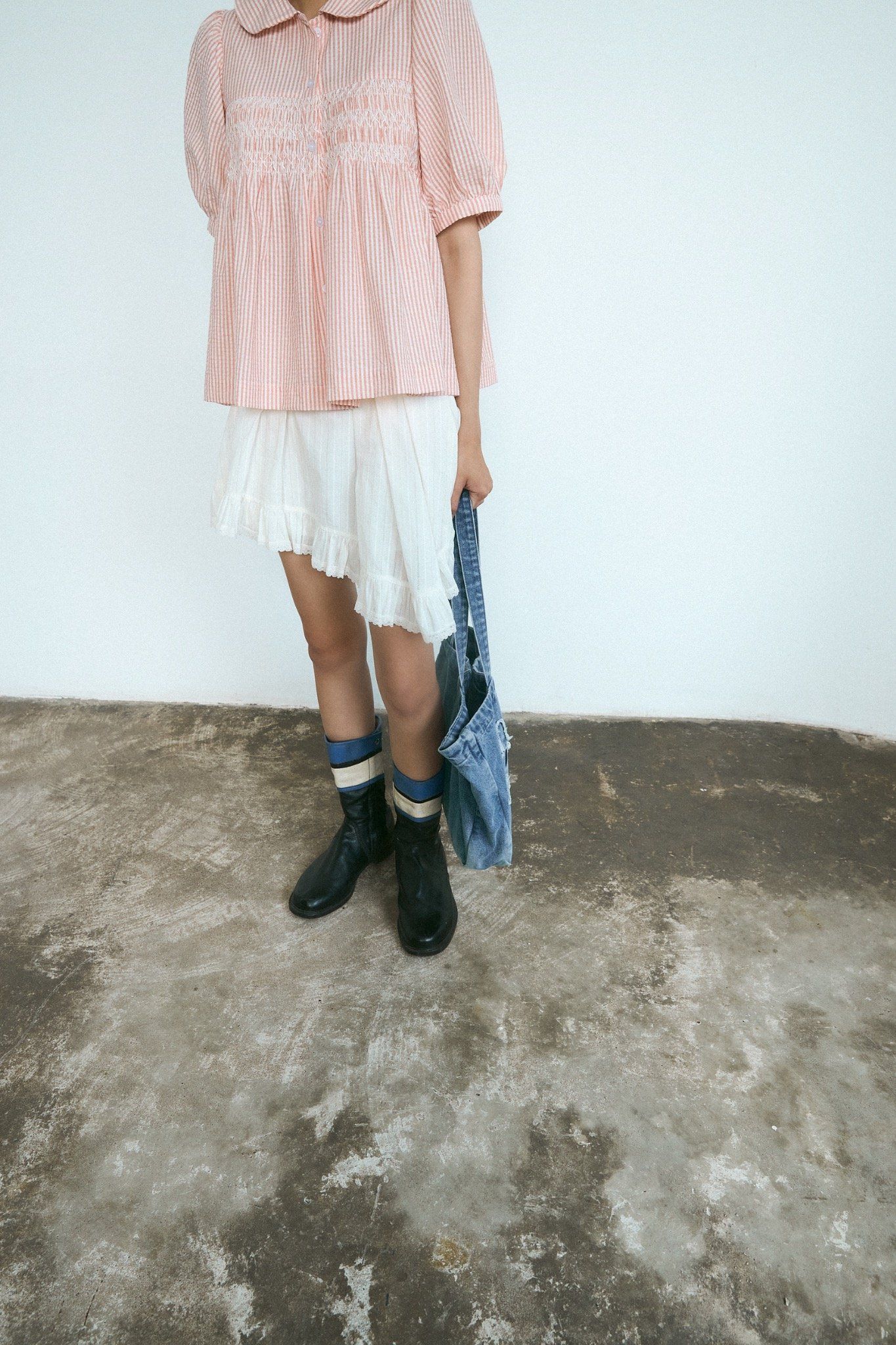 Smocking Babydoll Top