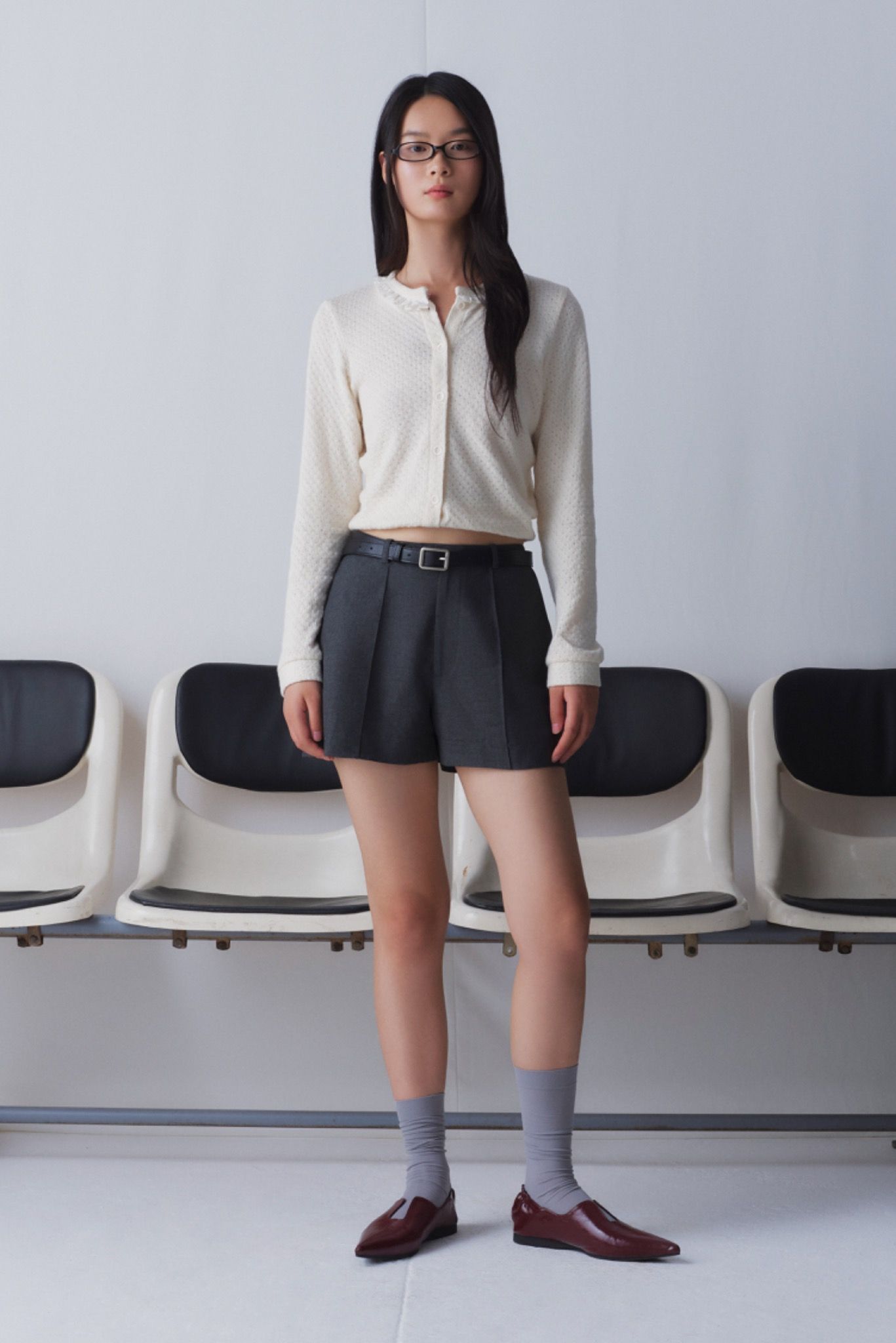 Ivory Lace Trim Cardigan
