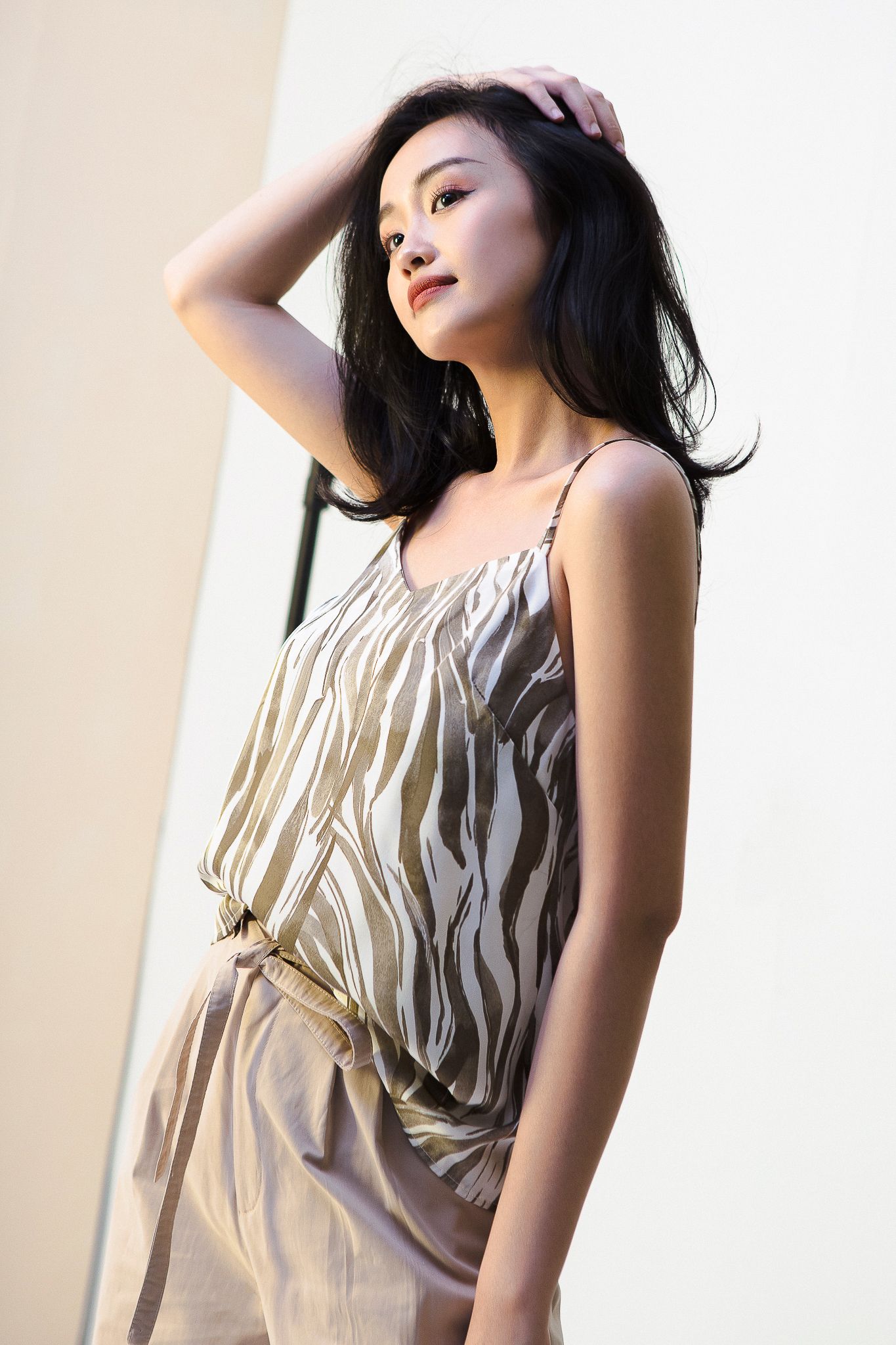 Printed Tie Strap Camisole